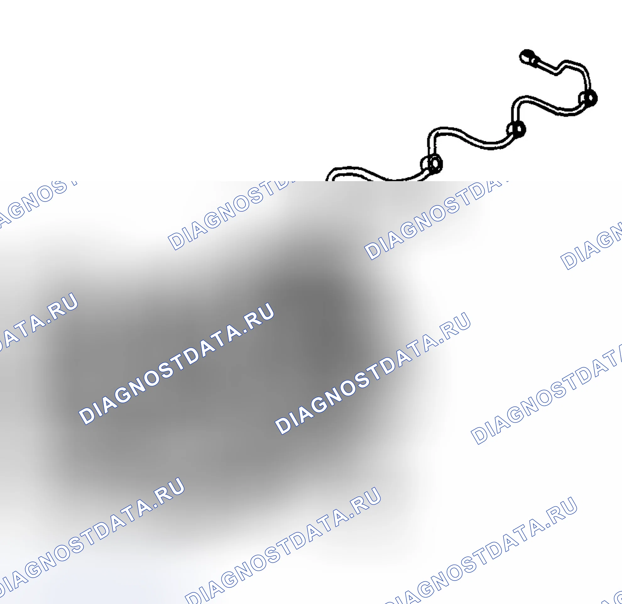 Рис. 948: Демонтаж топливных форсунок. Chevrolet Silverado 2500 