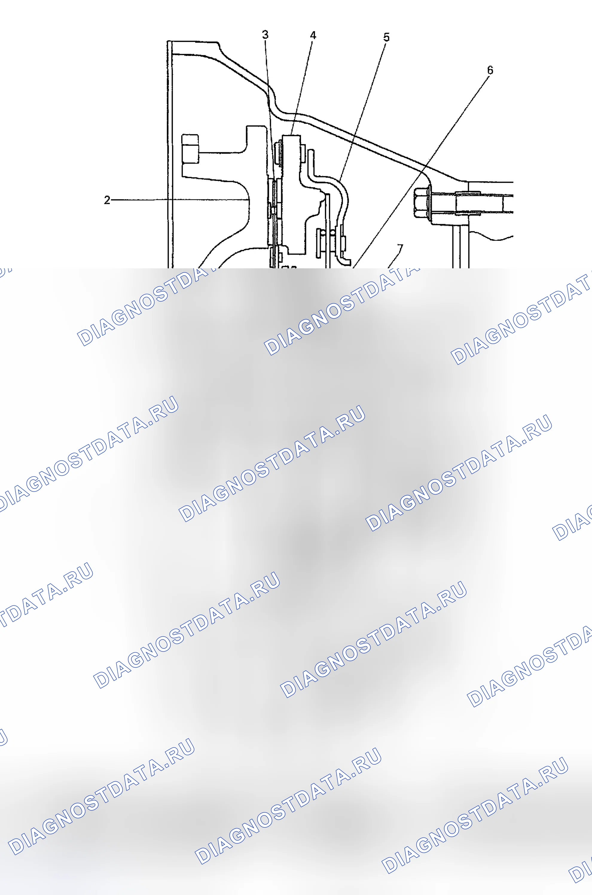 Рис. 24: Конструкция сцепления (гидравлического типа). Suzuki Vitara I