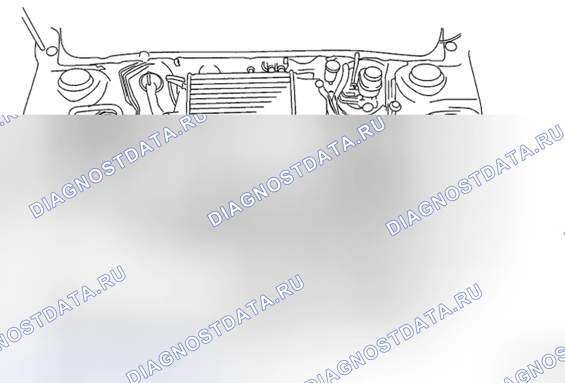 Рис. 18: ЛИНИЯ КОНДИЦИОНИРОВАНИЯ ВОЗДУХА. Subaru Outback BR