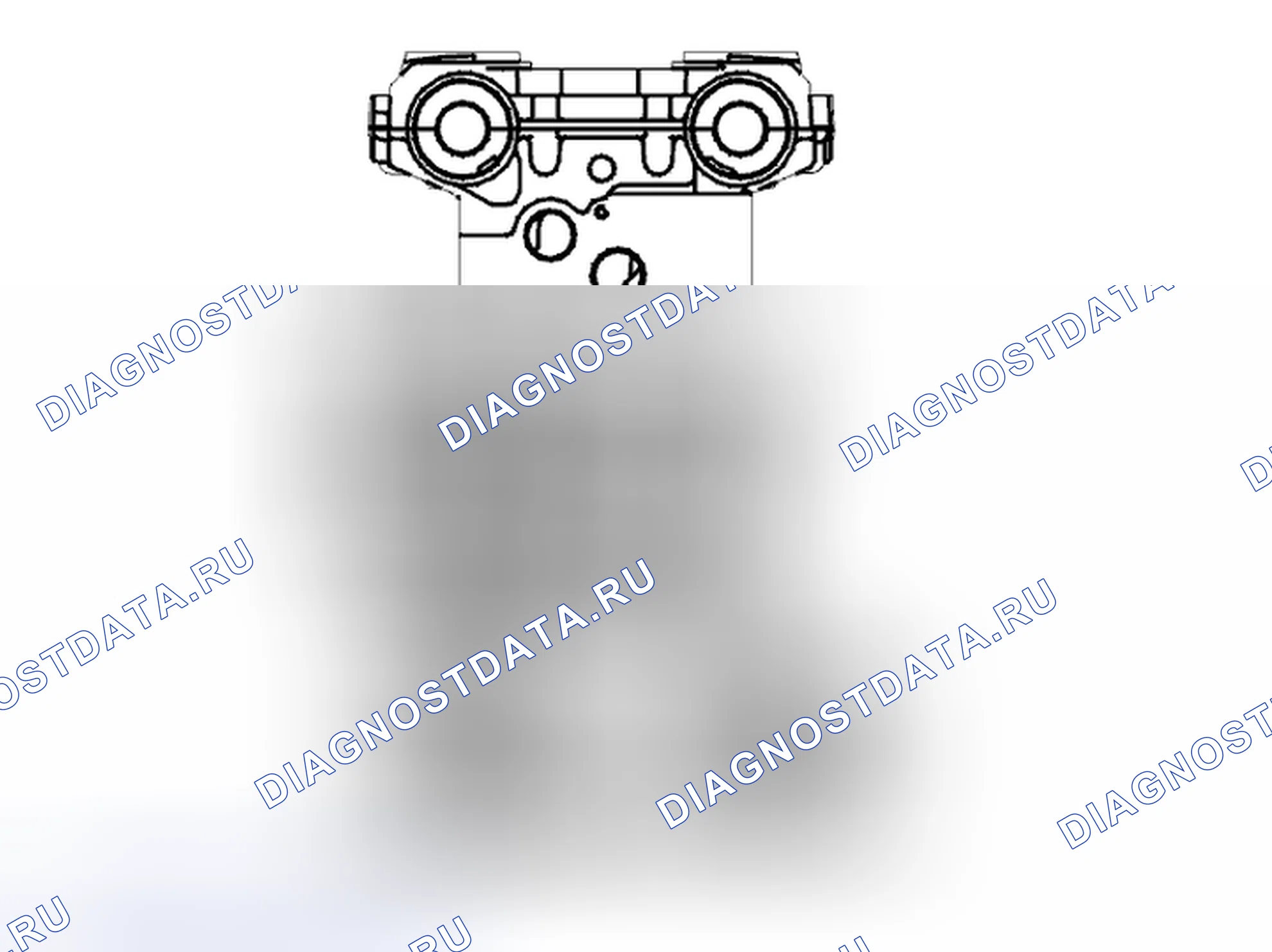 Рис. 1014: ПЕРЕДНЯЯ ЧАСТЬ ДВИГАТЕЛЯ. Volvo XC90 I