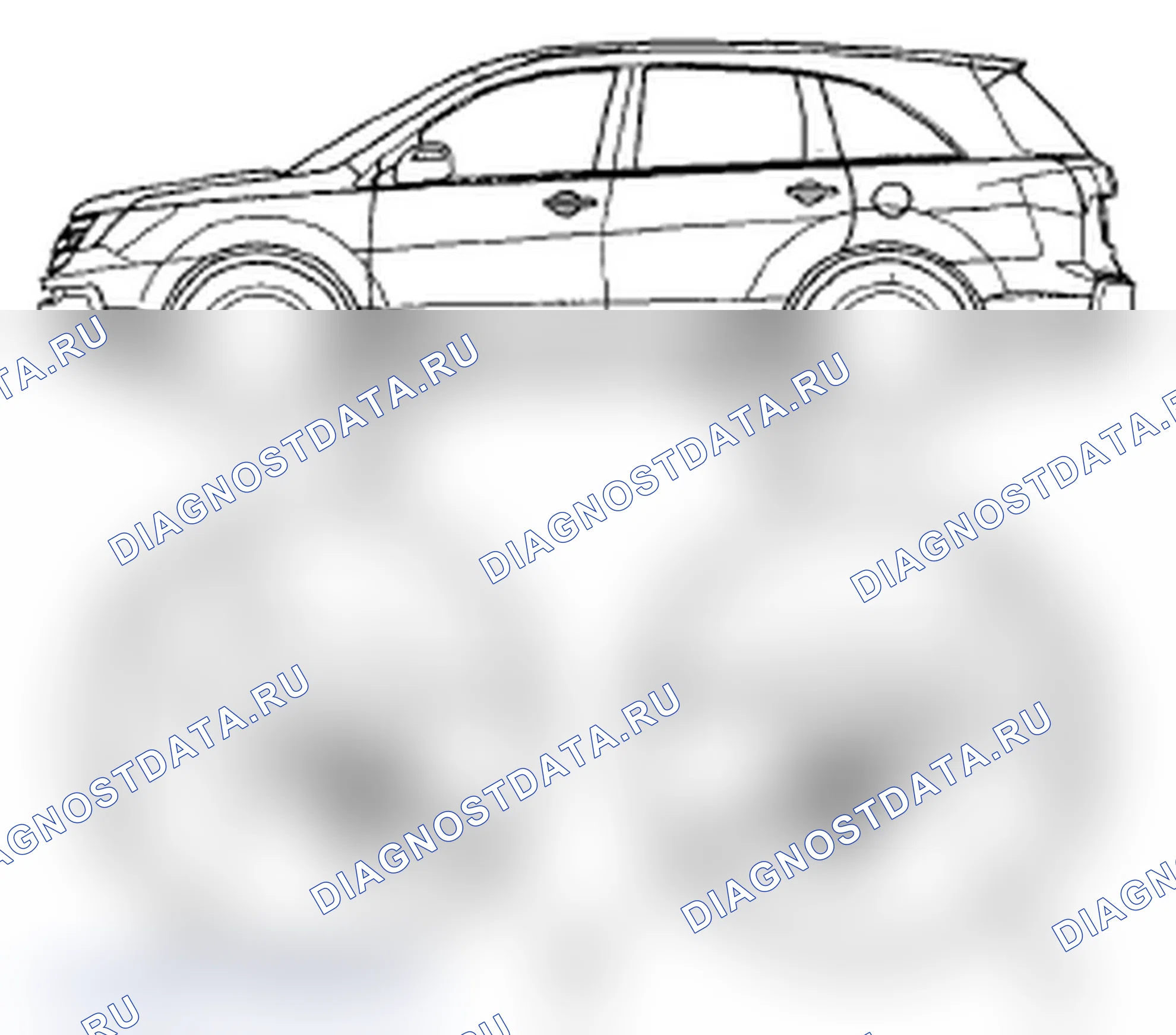 Рис. 23: Подъем транспортного средства. Acura MDX II