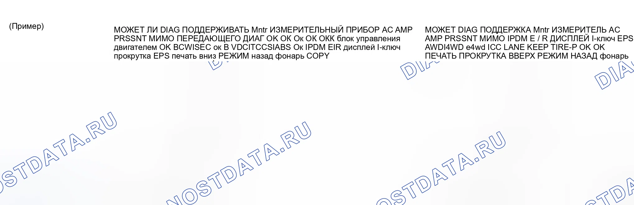 Рис. 17: описание экрана " CAN DIAG SUPPORT Mntr " для унифицированного счетчика и усилителя переменного тока. Honda Logo I
