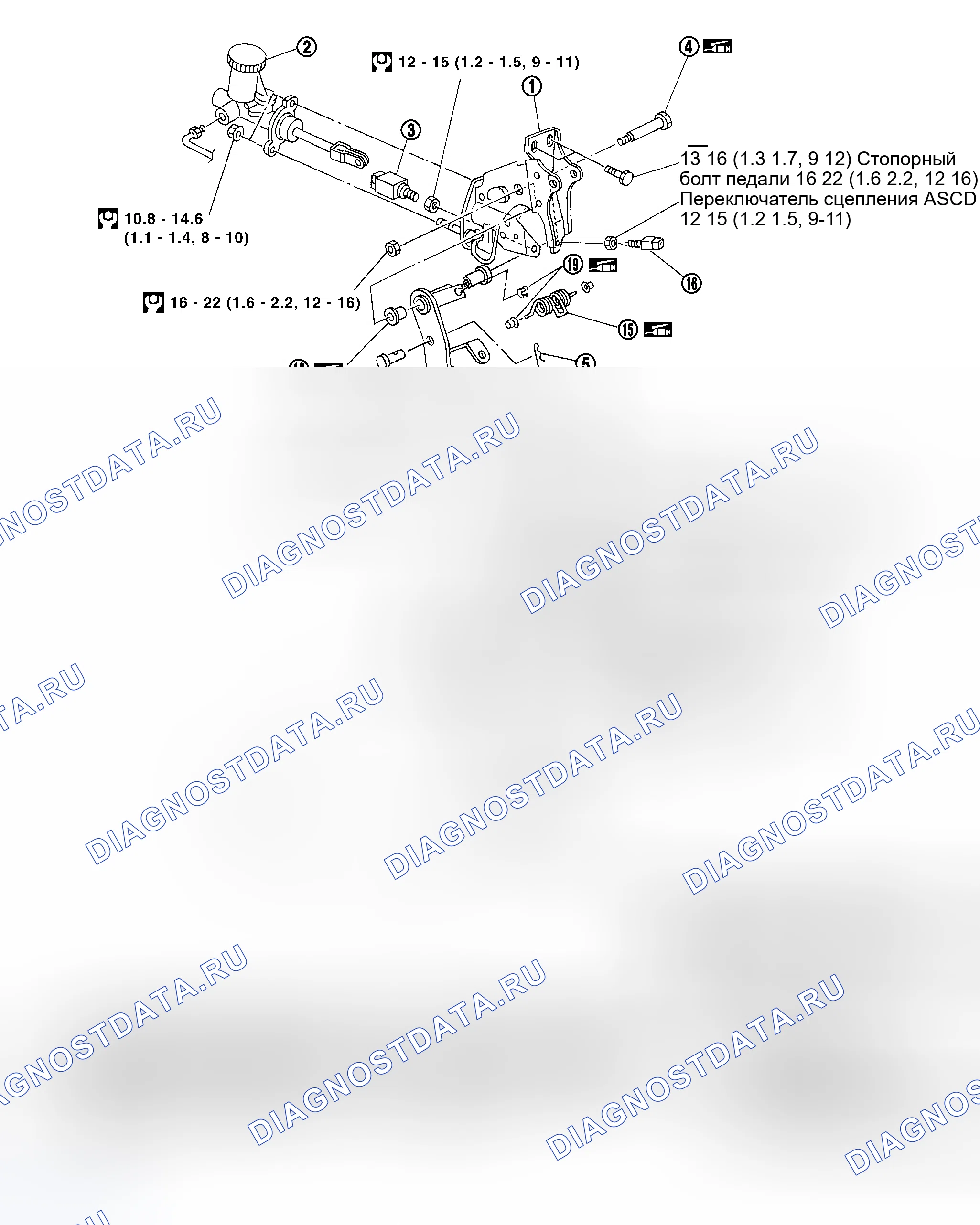 Рис. 3: Компоненты. Nissan Maxima A33