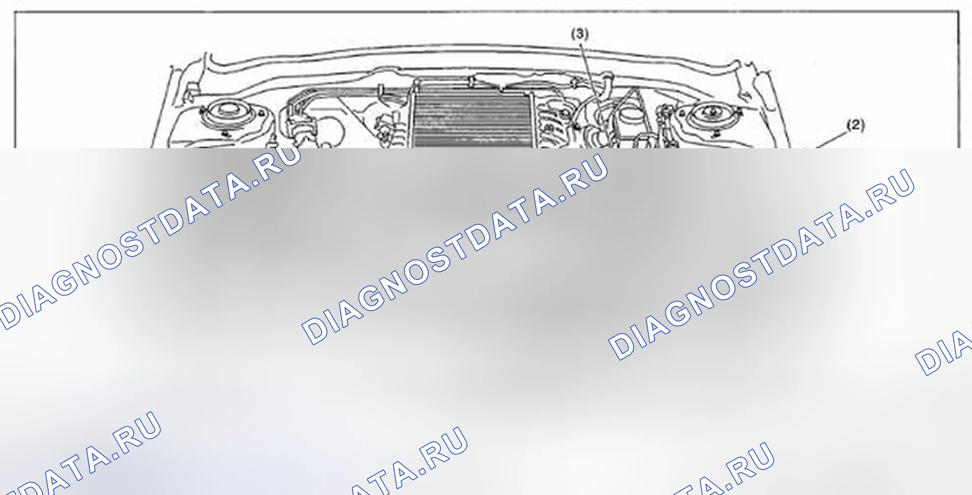 Рис. 15: МОТОРНЫЙ ОТСЕК. Subaru Impreza WRX GE рестайлинг