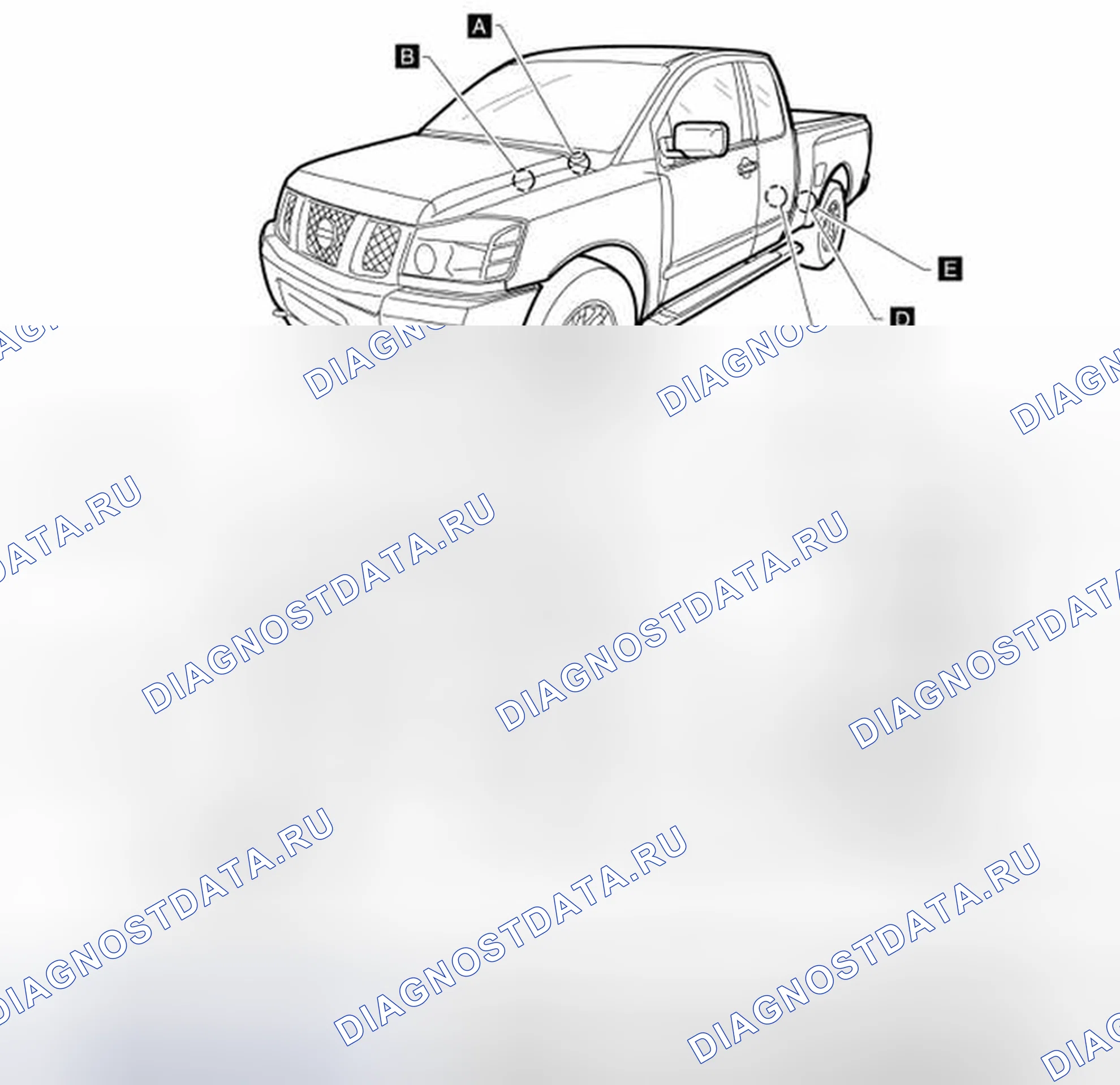 Рис. 3: Расположение компонентов. Honda Today I