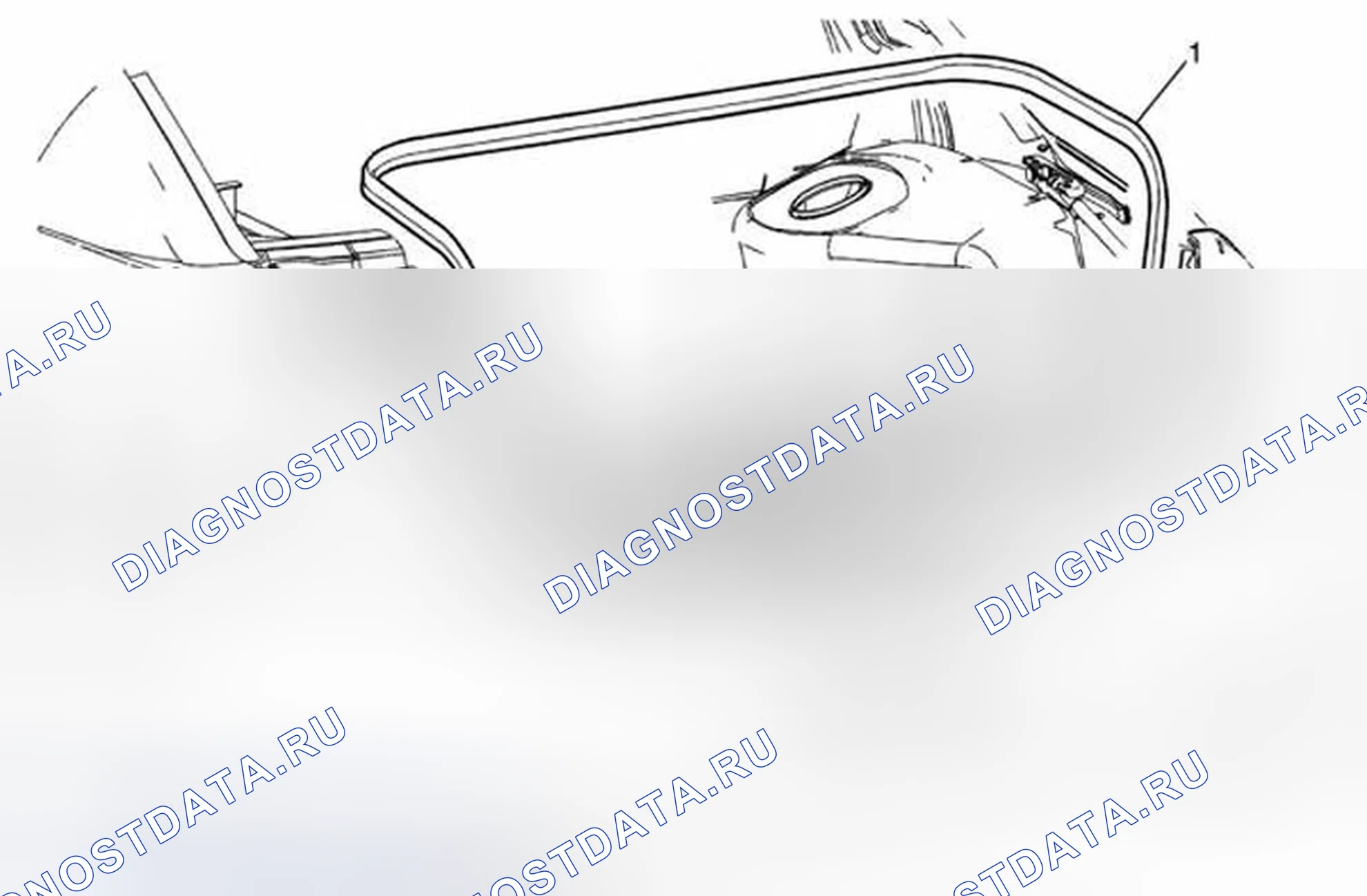Рис. 17: Замена крышки заднего отсека. Chevrolet Impala IX