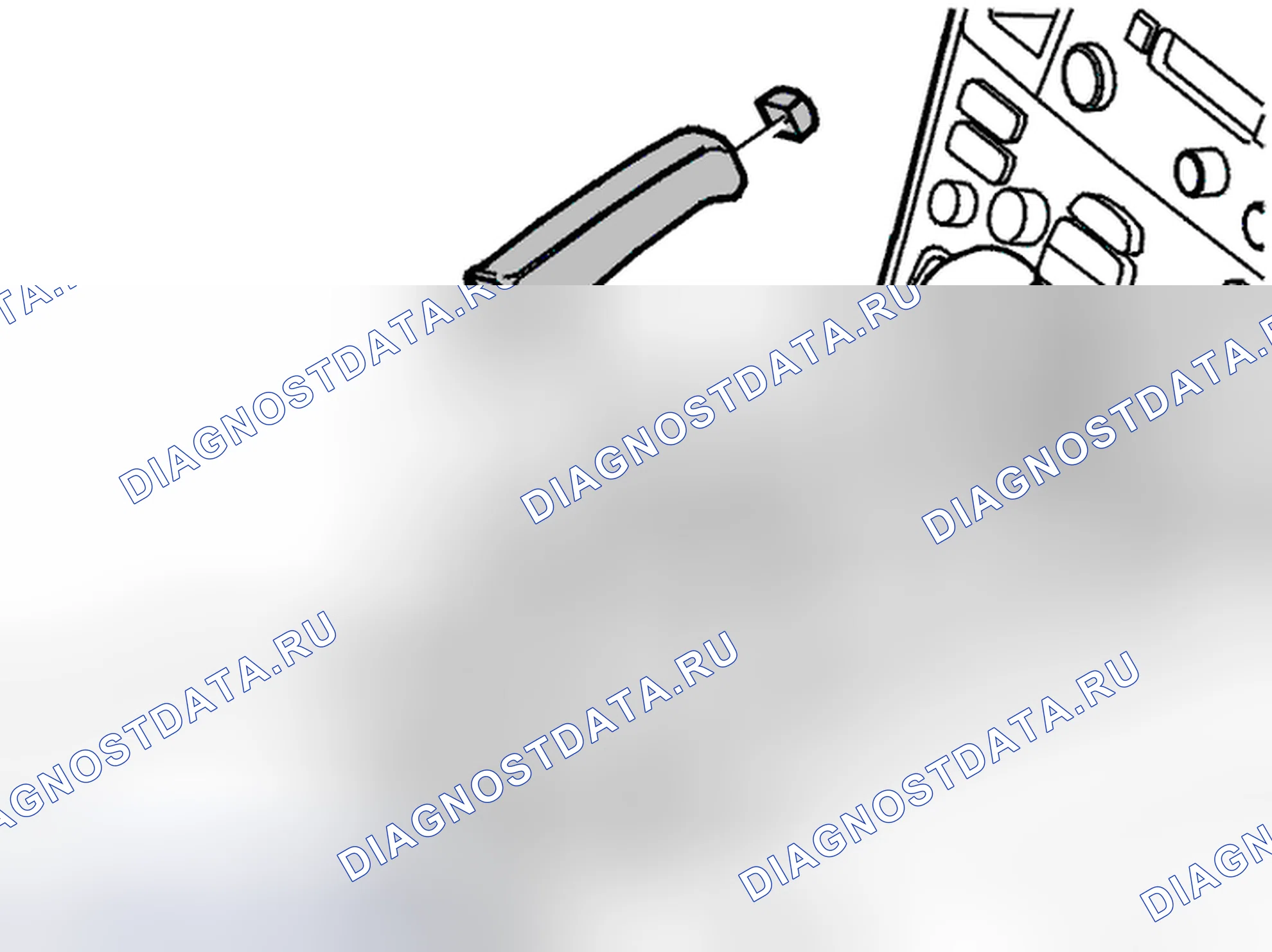 Рис. 28: Установить ручку. Volvo V70 II
