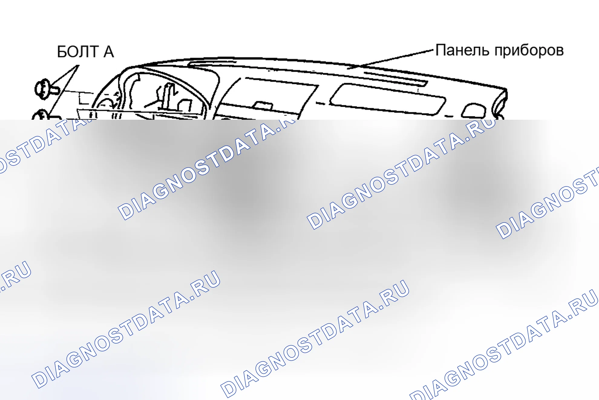 Рис. 3: ДЕМОНТАЖ / МОНТАЖ ПРИБОРНОЙ ПАНЕЛИ. Mazda 6 GH рестайлинг