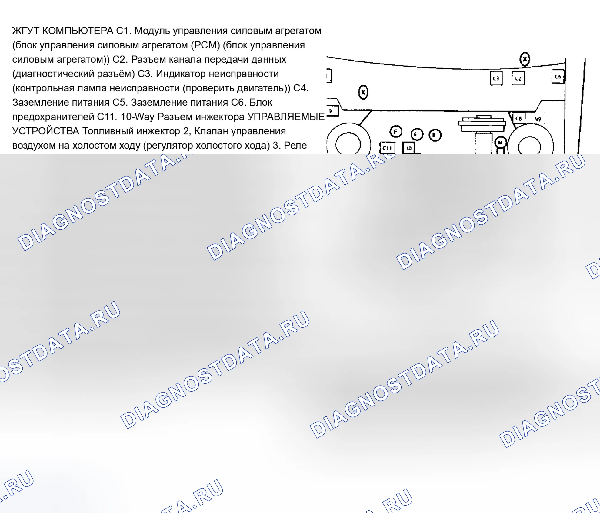 Рис. 3: Моторный отсек. Buick Skylark VII