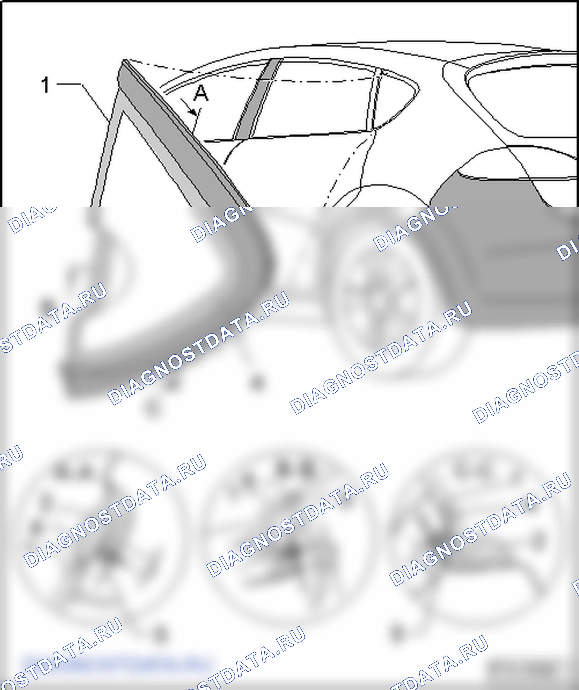 Вклеенные стёкла (Кузов, наружные арматурные работы). SEAT Leon Ii