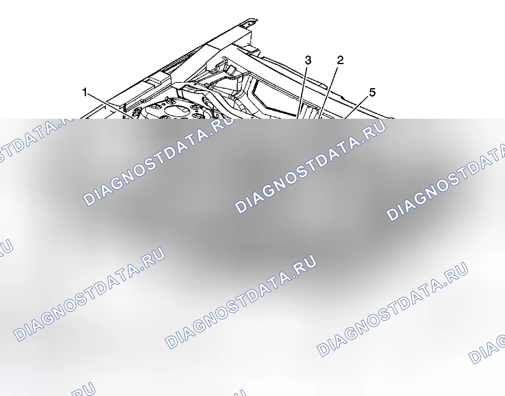 Рис. 7: Замена шланга испарителя - выход (L61). Kia Sorento IV рестайлинг
