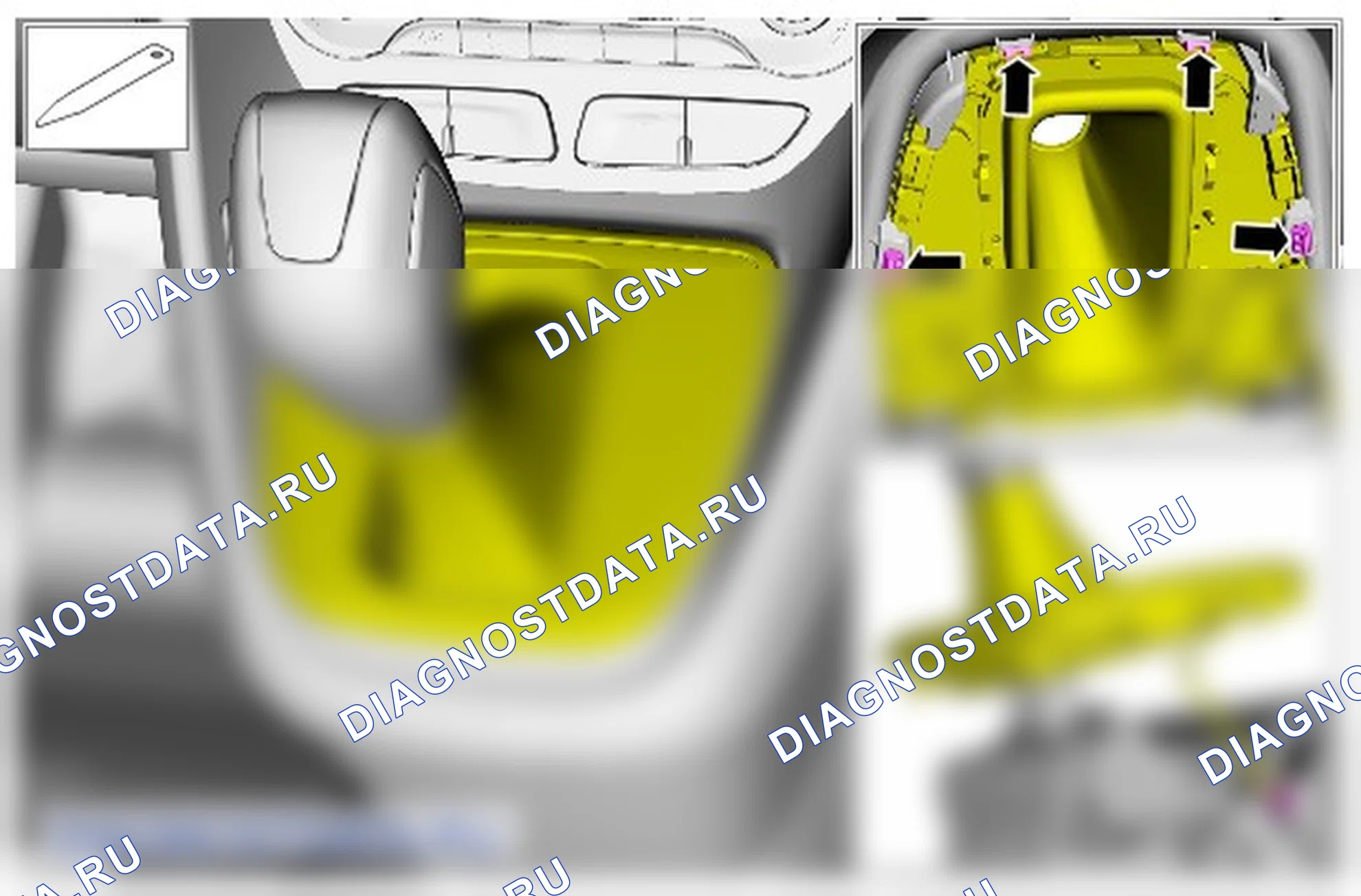 Как снять и установить жгут электропроводки пассажирского салона. Ford Transit Connect II