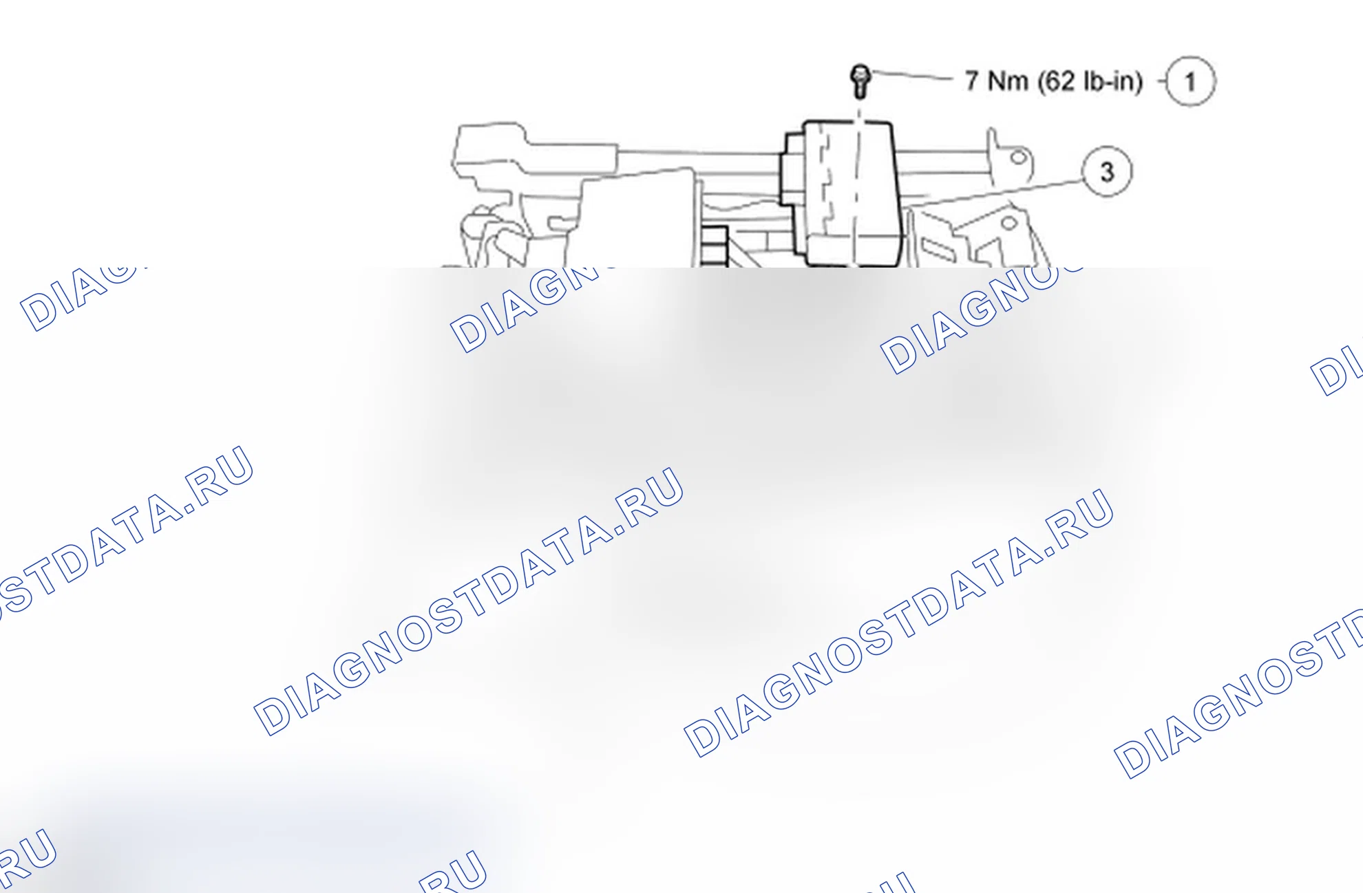 Рис. 41: Модуль сиденья водителя (DSM). Lincoln Mark LT