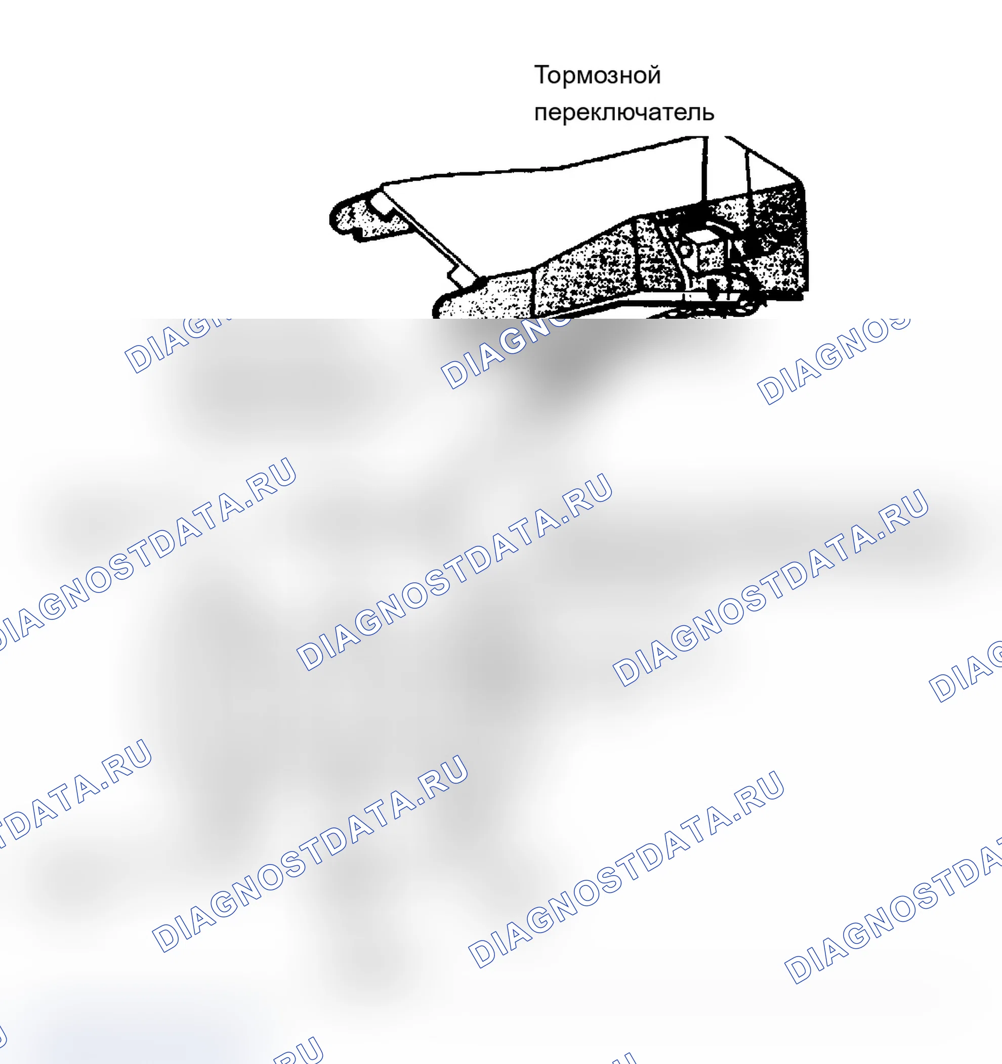 Рис. 165: SP2 (2 из 3) - Вид разъема тормозного переключателя. Dodge Dakota Shelby 