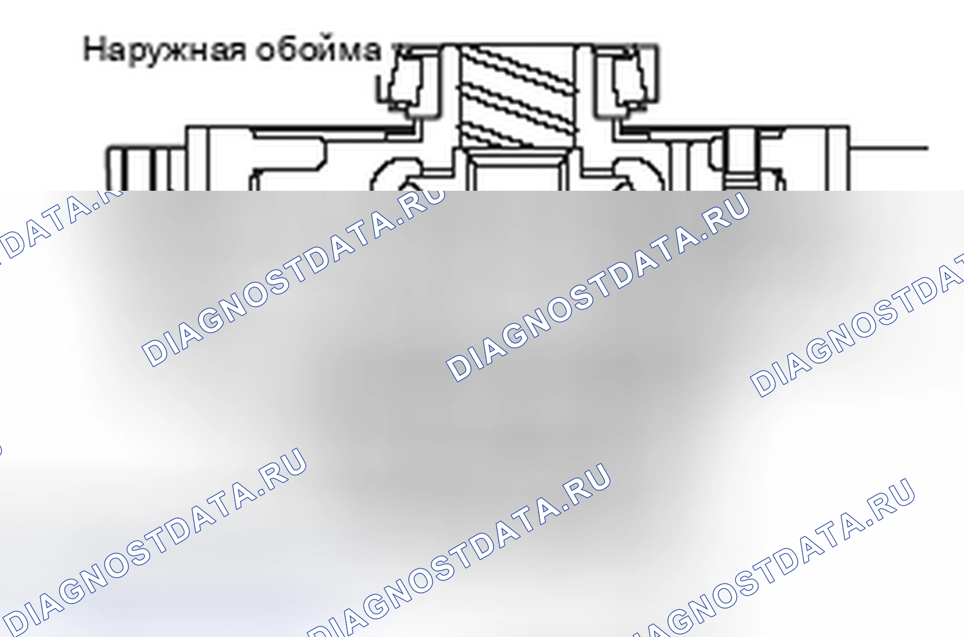 Рис. 27: РЕГУЛИРОВКА ПРЕДВАРИТЕЛЬНОГО НАТЯГА ПОДШИПНИКА СО СТОРОНЫ ДИФФЕРЕНЦИАЛА. Mazda MX-5 NB