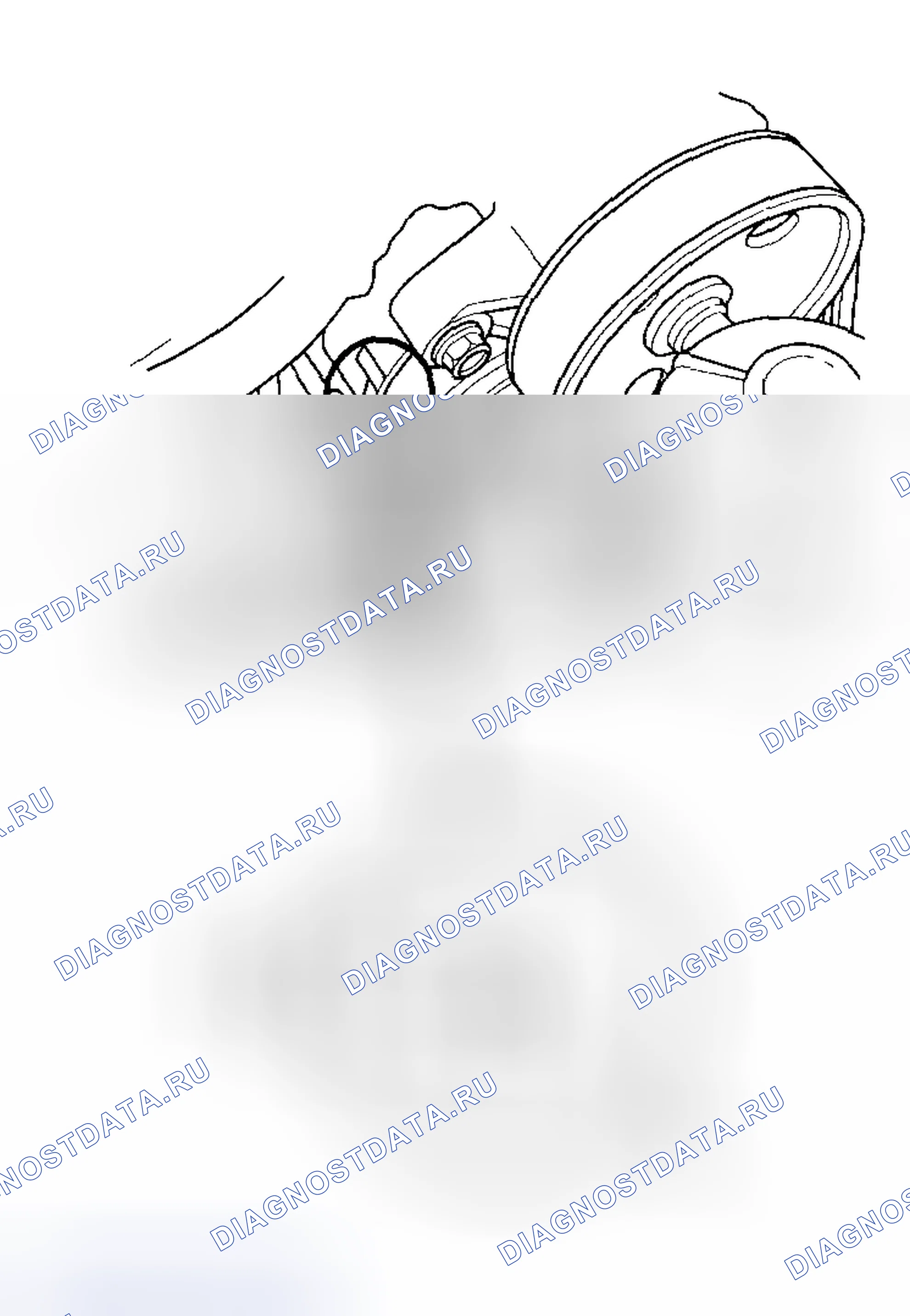 Рис. 114: Проверка приводного ремня. Acura RSX I