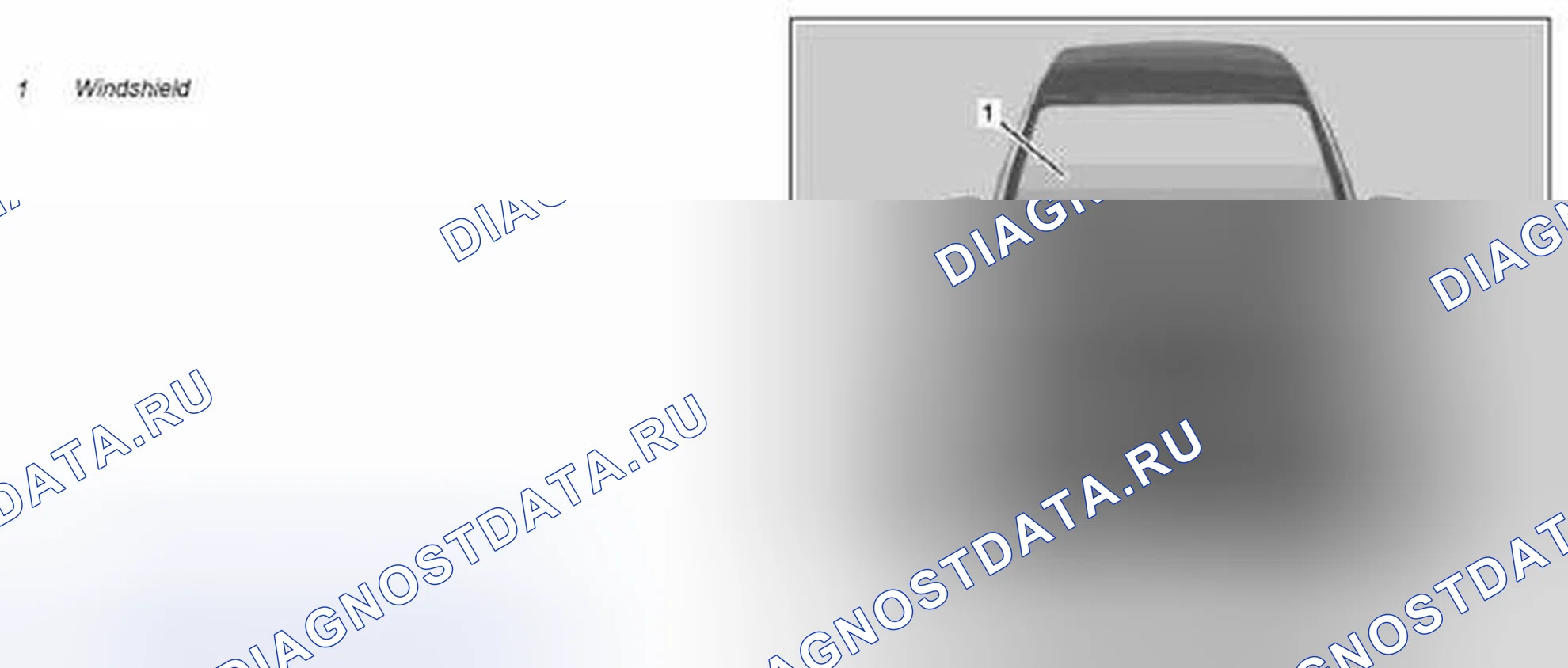 Рис. 8: Снять / установить лобовое стекло - AR67.10-P-1000MCC. Kia Soul I