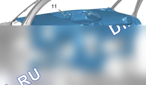 Снятие - Установка: приборная панель — c5fg04kd. Citroen C3 Picasso I