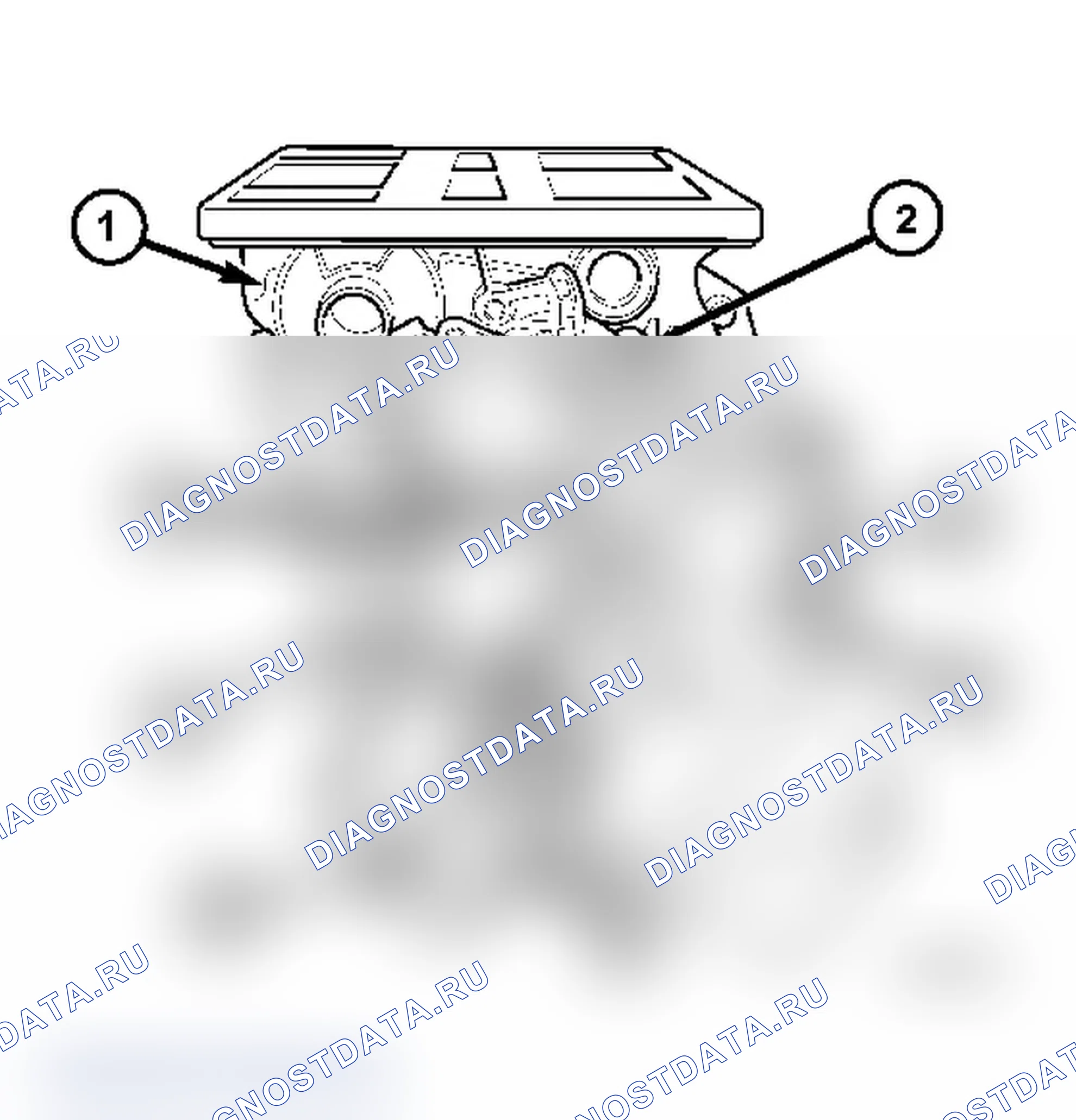 Рис. 71: ВОЗДУХОРАСПРЕДЕЛИТЕЛЬНЫЙ КОРПУС. Chrysler Pacifica CS