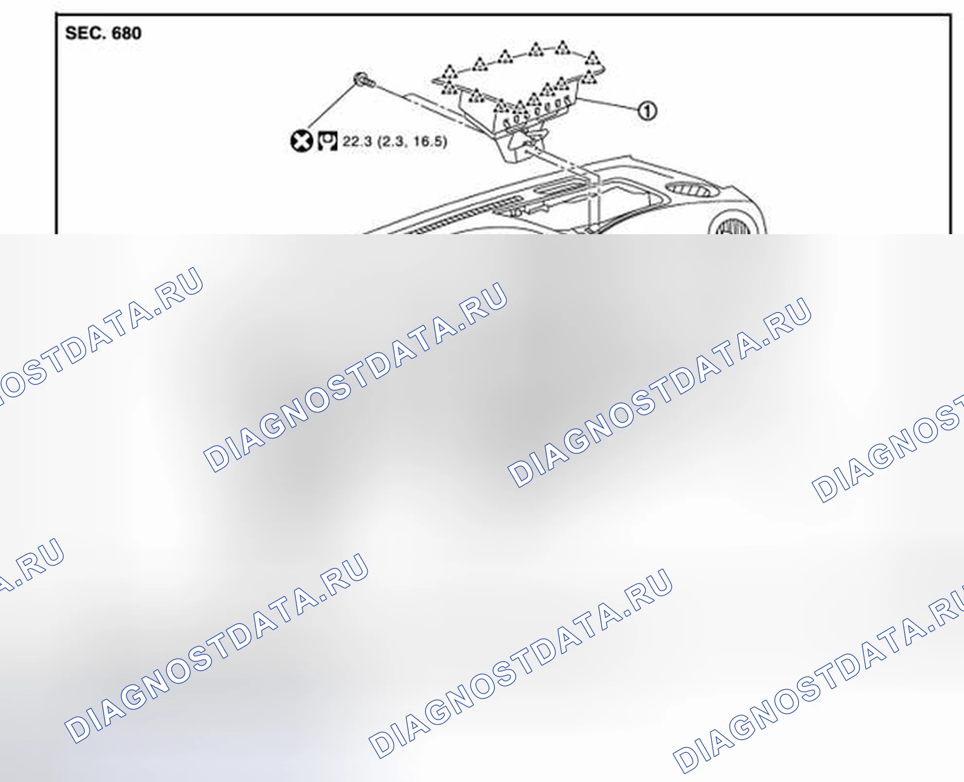 Рис. 12: Разнесенный вид. Nissan Cube III