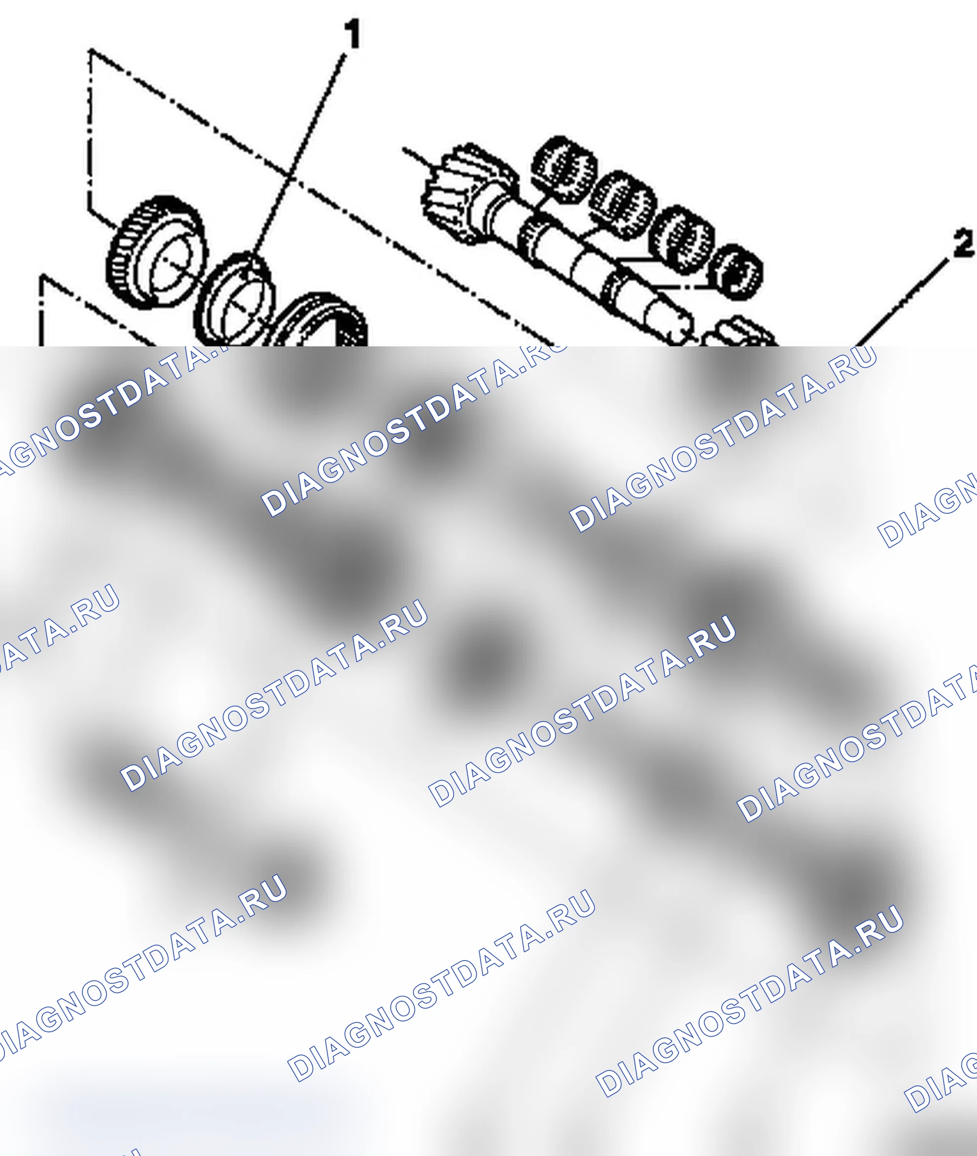 Демонтаж и монтаж колец синхронизатора (F18). Opel Astra G