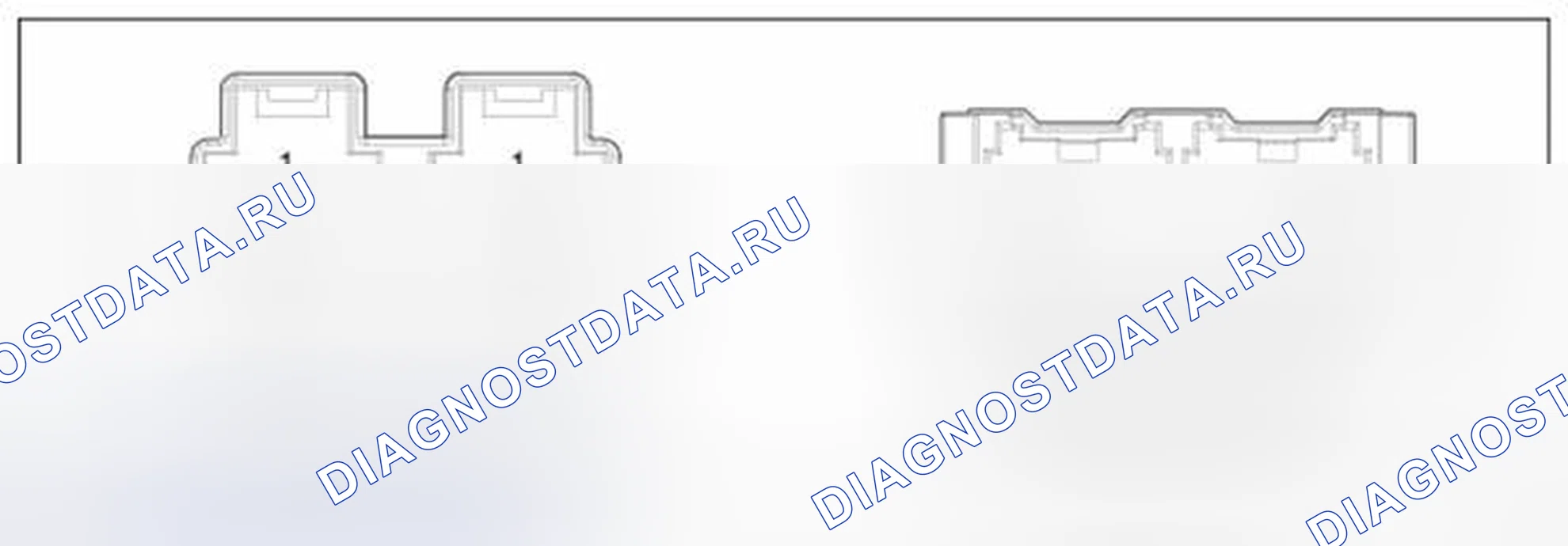 Рис. 3: Разъем кабеля. BMW 6 серия F06/F13/F12