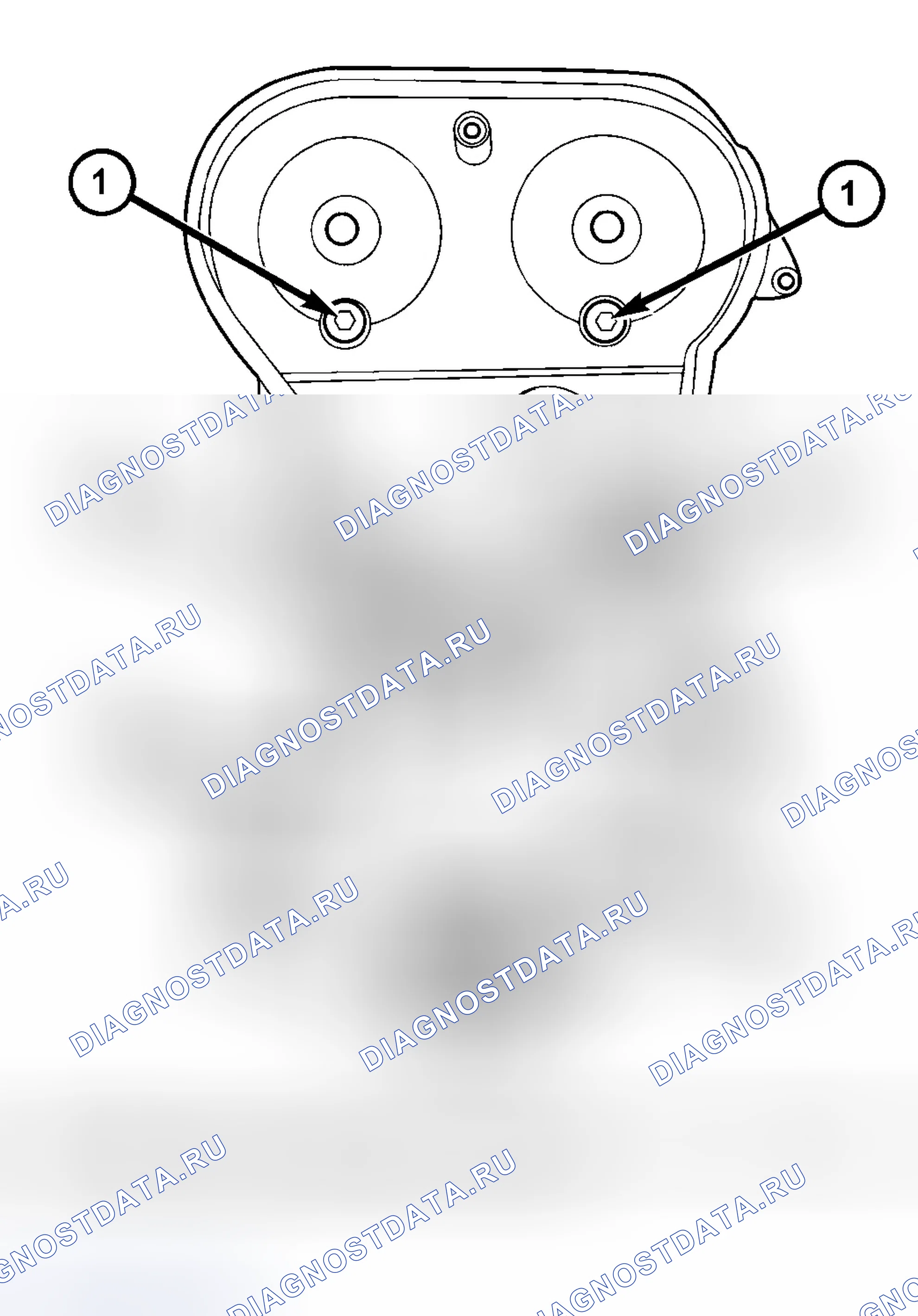 Рис. 153: ЗАДНЯЯ КРЫШКА. Chrysler Voyager IV