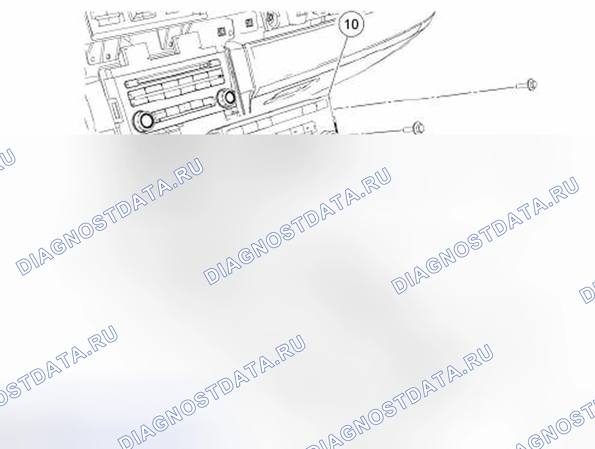 Рис. 159: Без навигационной системы. Hyundai ix55 I