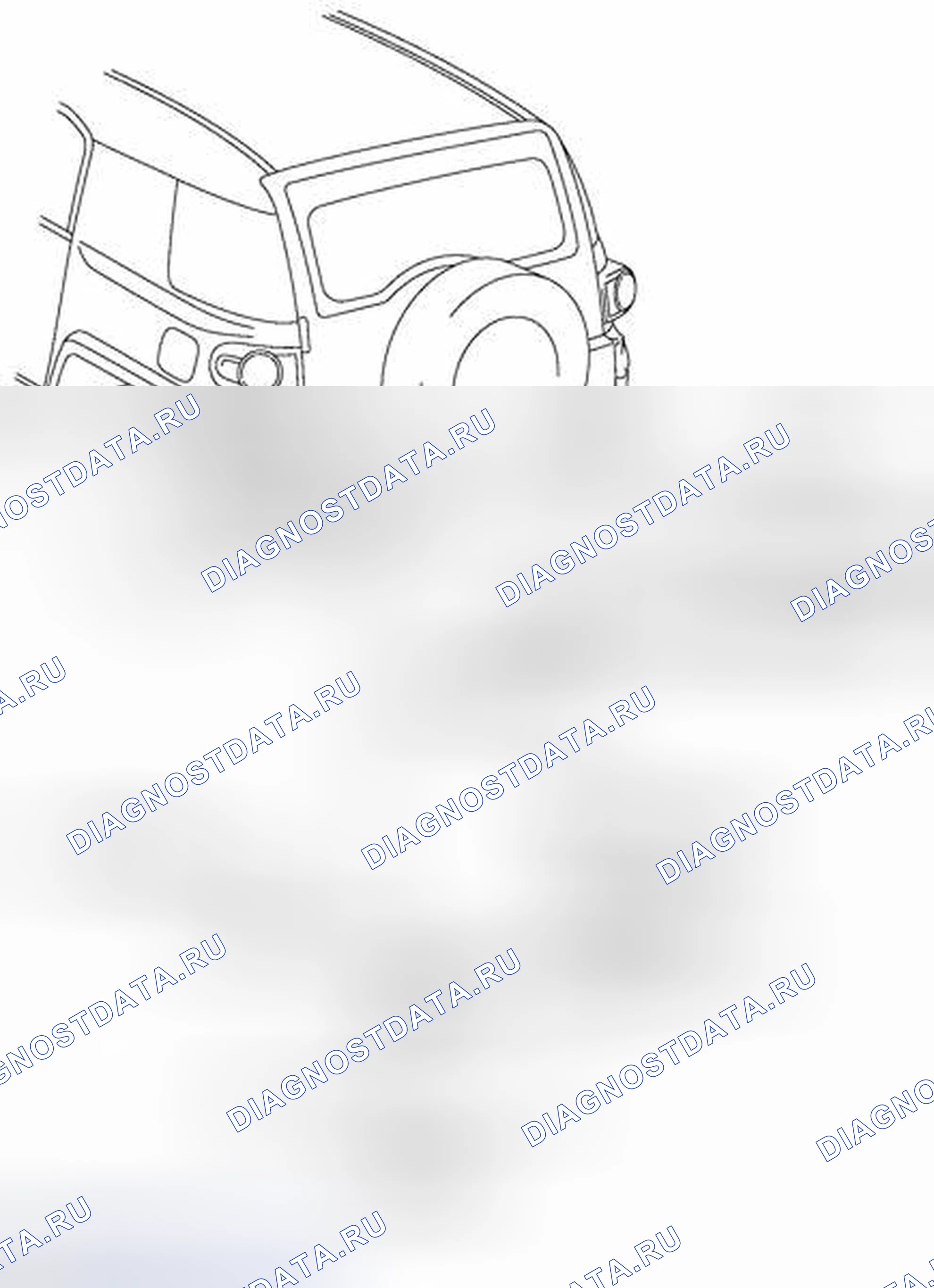 Рис. 129: ИЛЛЮСТРАЦИЯ. Toyota FJ Cruiser I