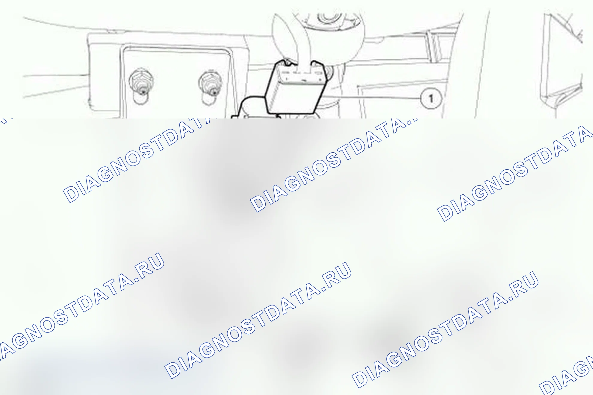 Рис. 112: Выключатель стоп-сигнала. Ford Econoline E250 