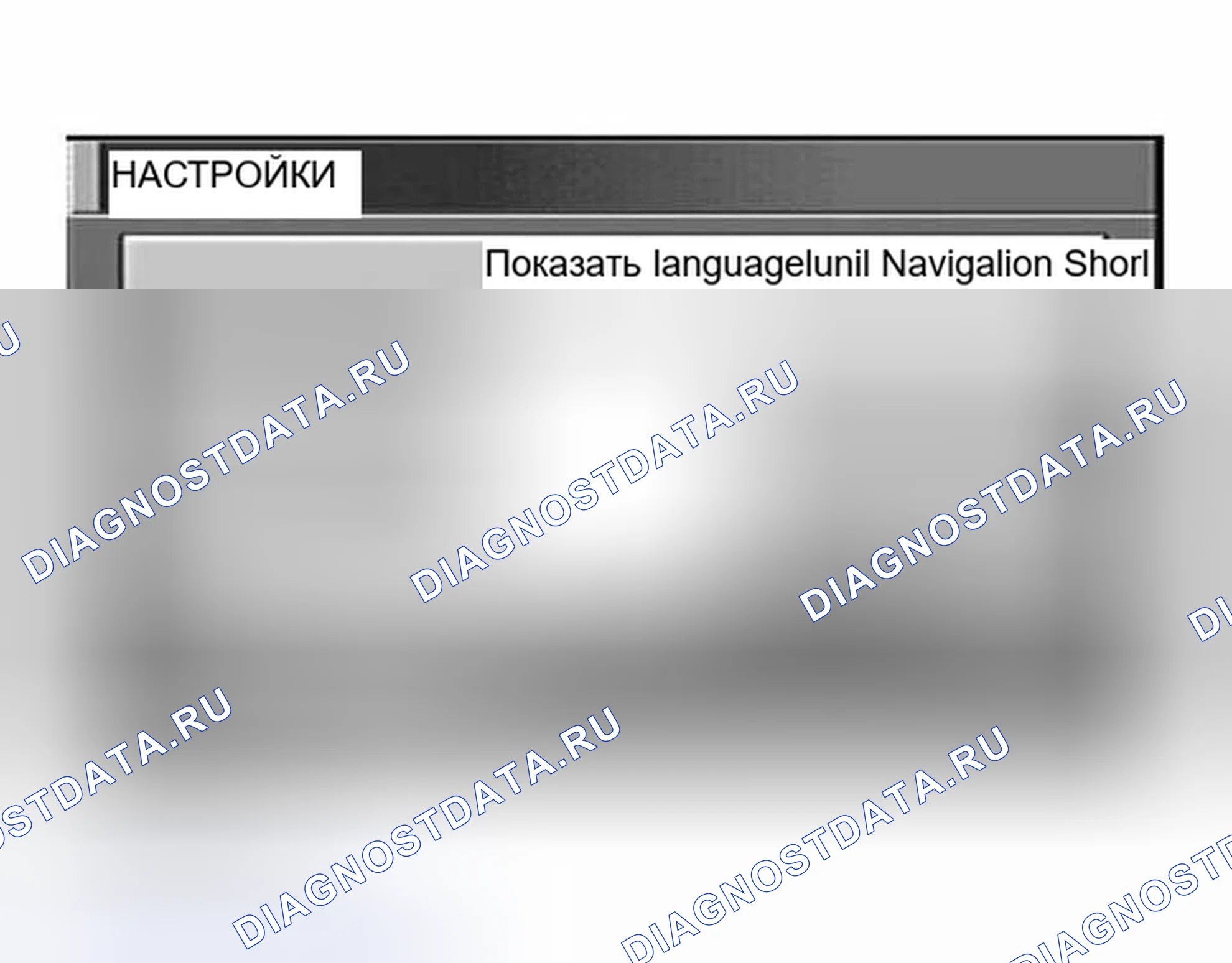 Рис. 376: Дисплей с нажатым переключателем " SETTING ". Nissan 350Z I