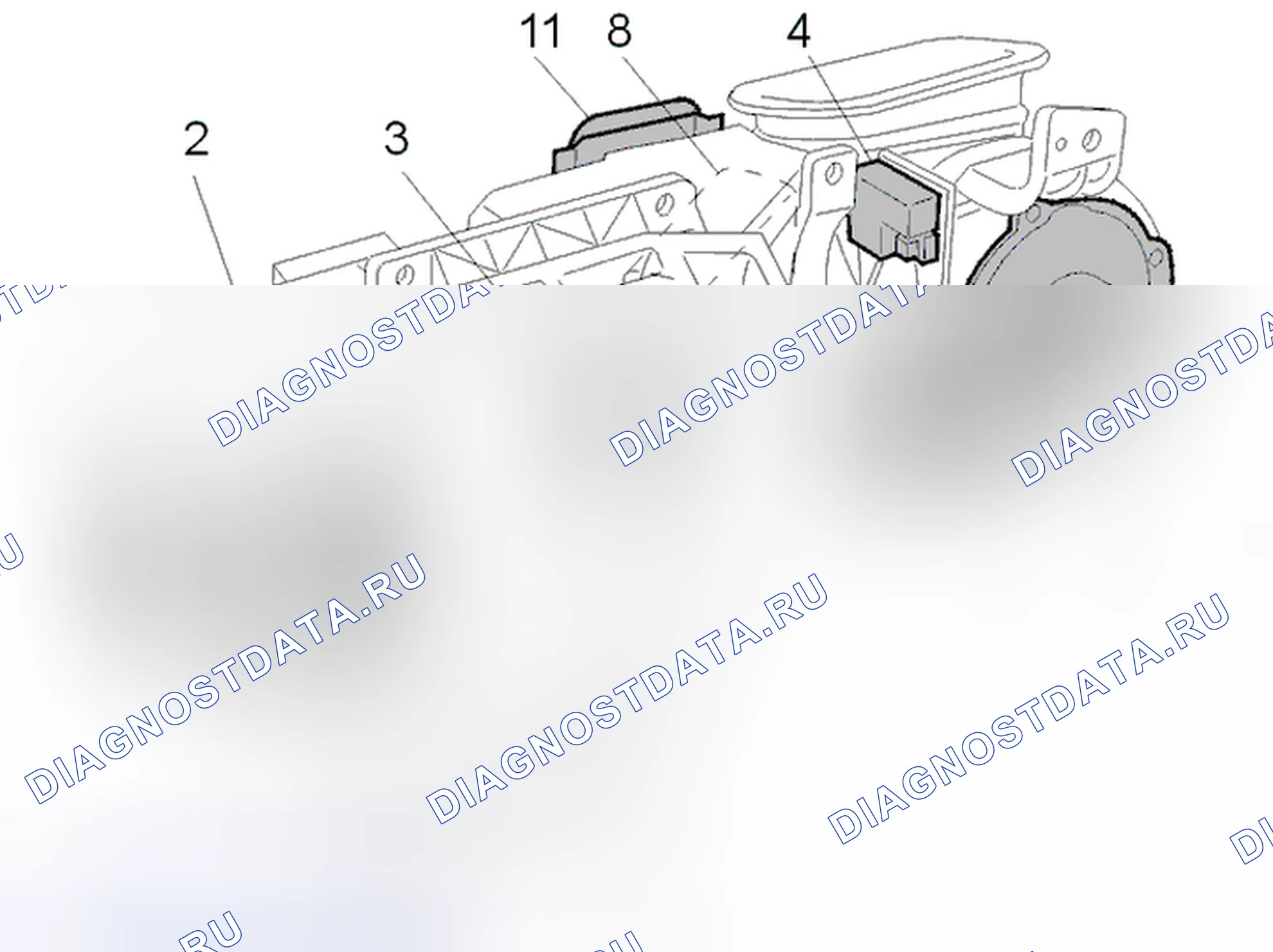 Рис. 858: Климатическая единица. Volvo C70 I