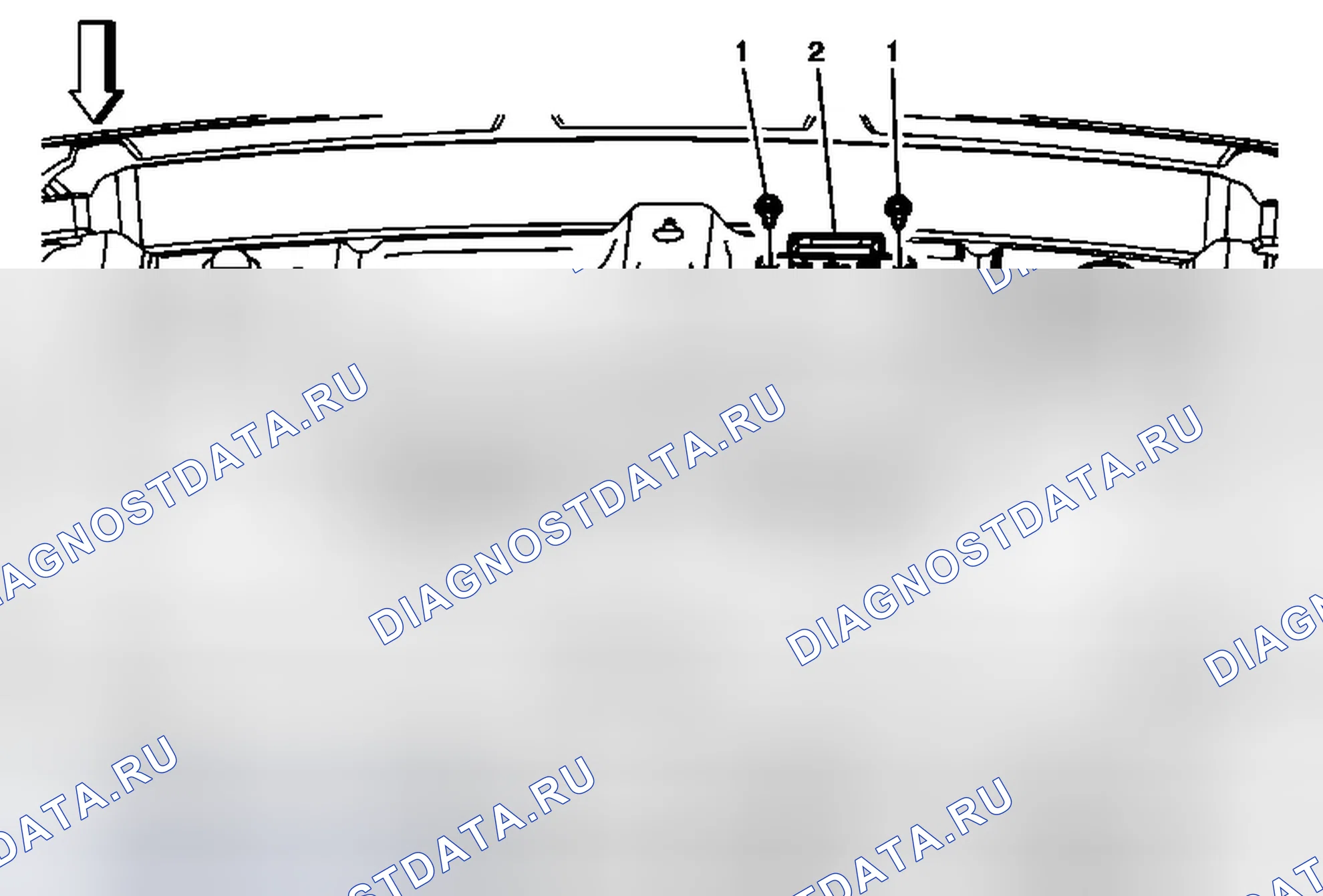 Рис. 34: Замена разветвителя навигационного сигнала. Buick LaCrosse II рестайлинг