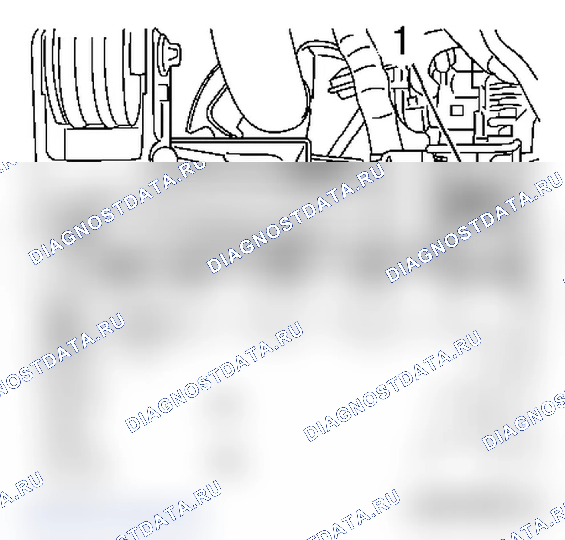 Снять и установить двигатель (правостороннее управление, AT). Opel Zafira B