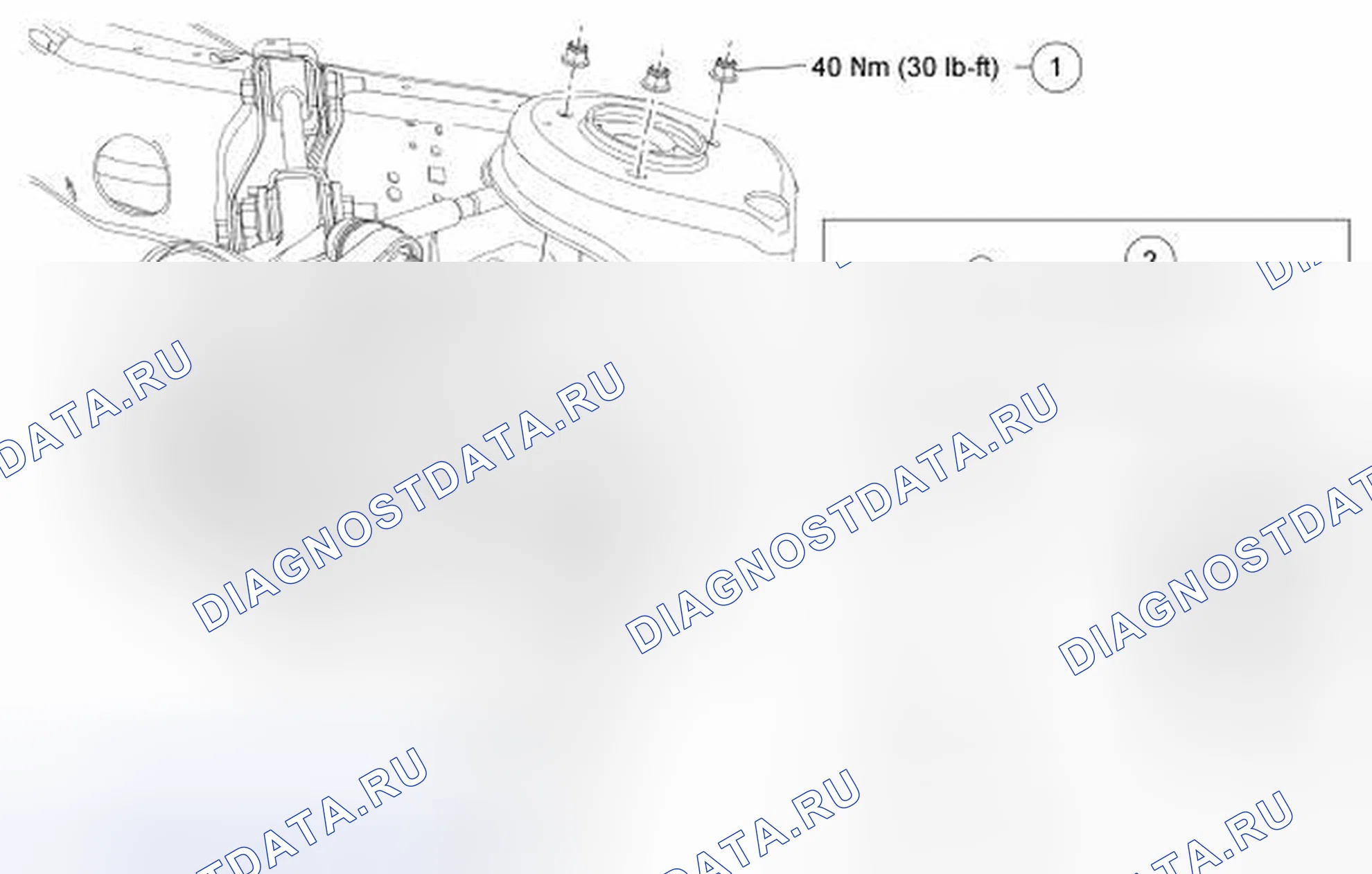Рис. 13: Амортизатор и пружина в сборе. Lincoln Navigator III