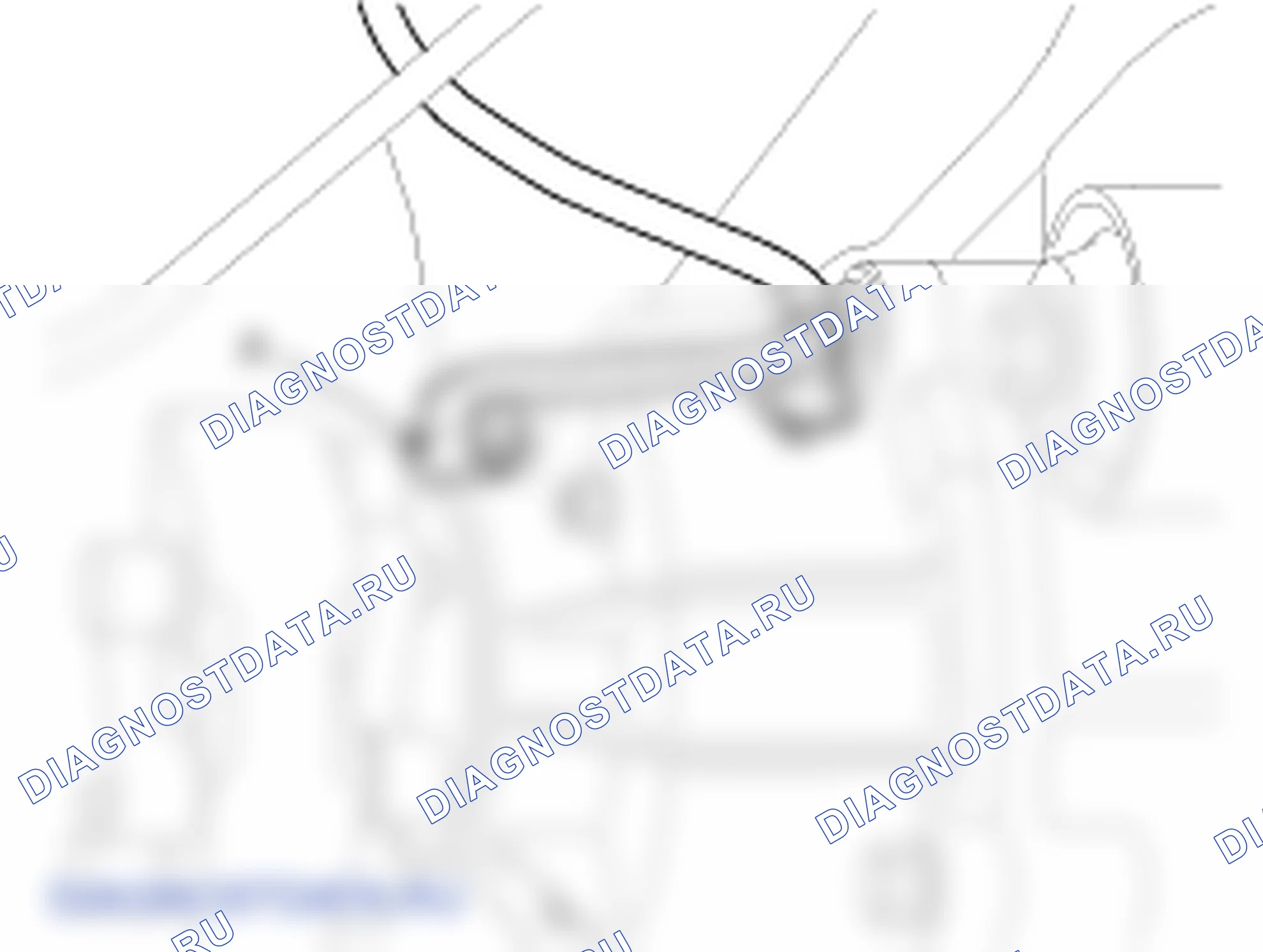 Снятие заднего держателя дифференциала. Hyundai Santa Fe CM