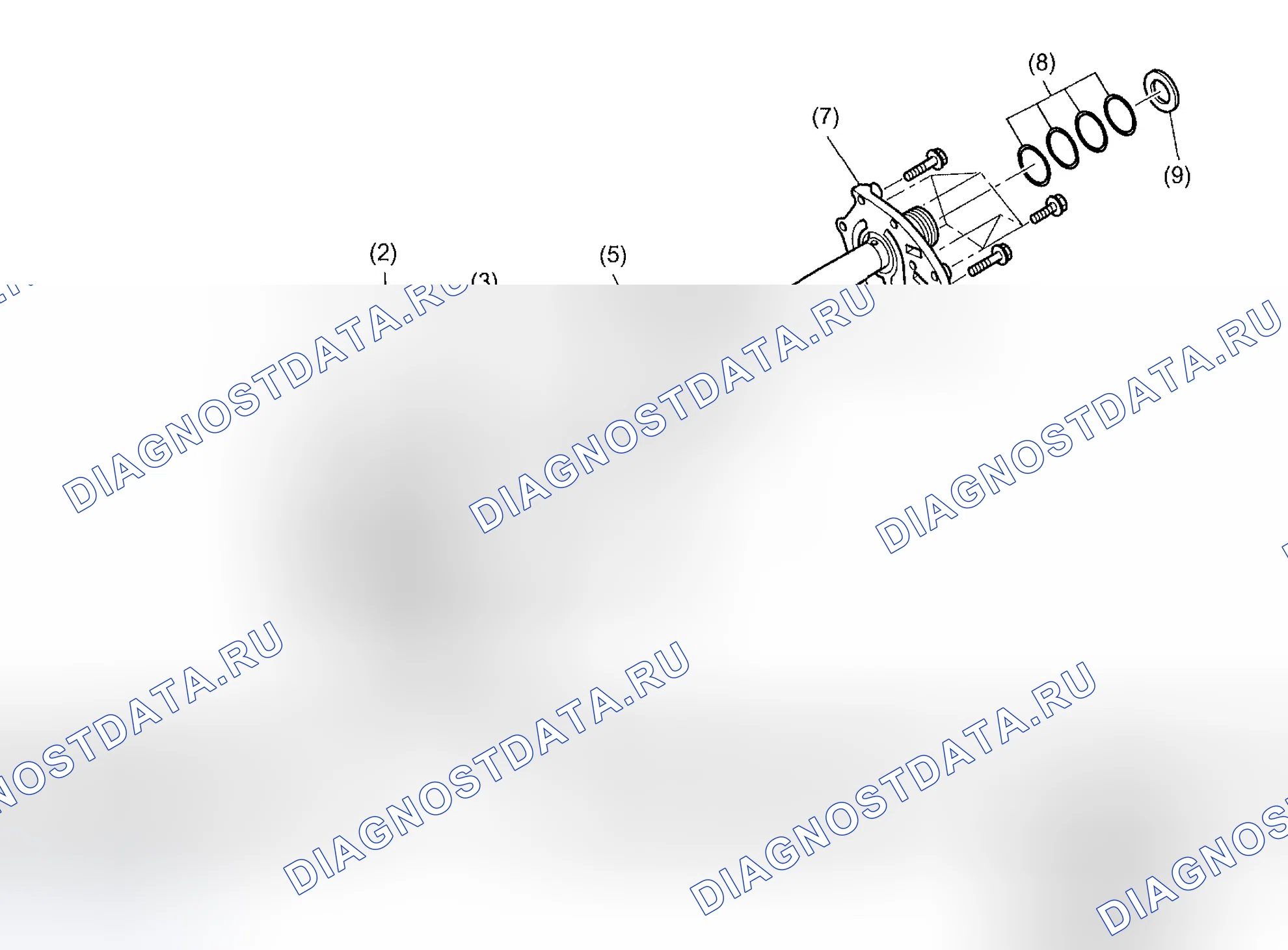 Рис. 716: КОНСТРУКЦИЯ. Subaru Impreza WRX GD/GG рестайлинг