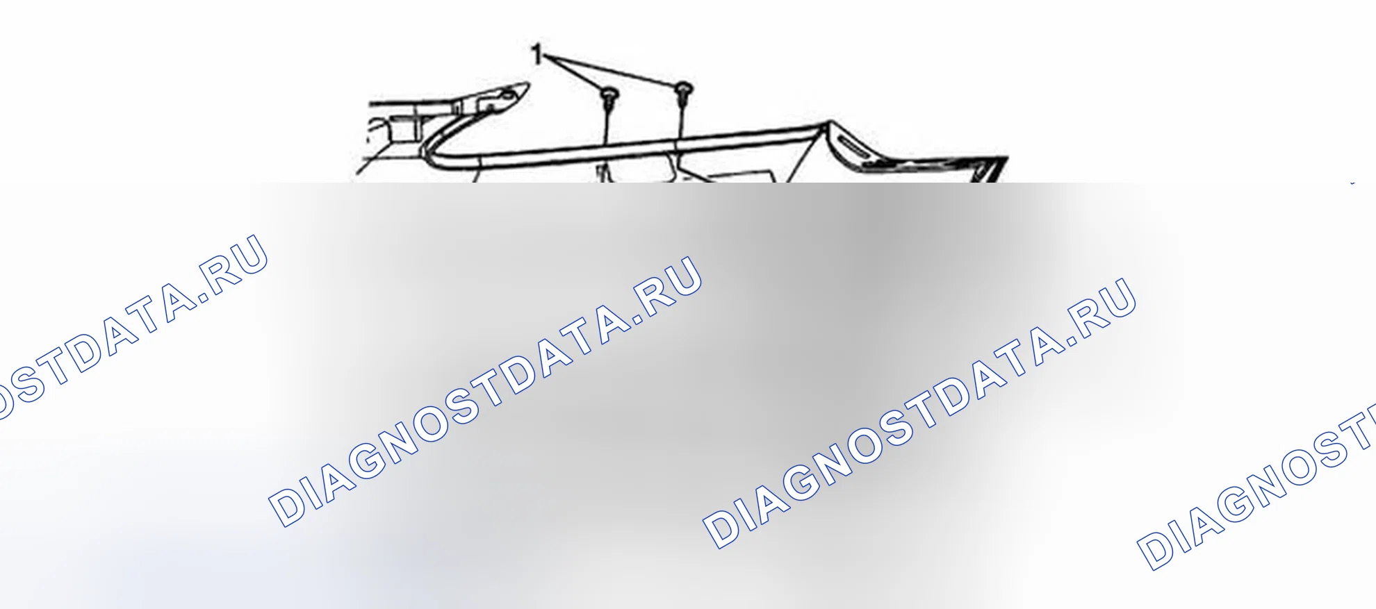 Рис. 3: Замена насадки омывателя фар. Chevrolet Corvette C6