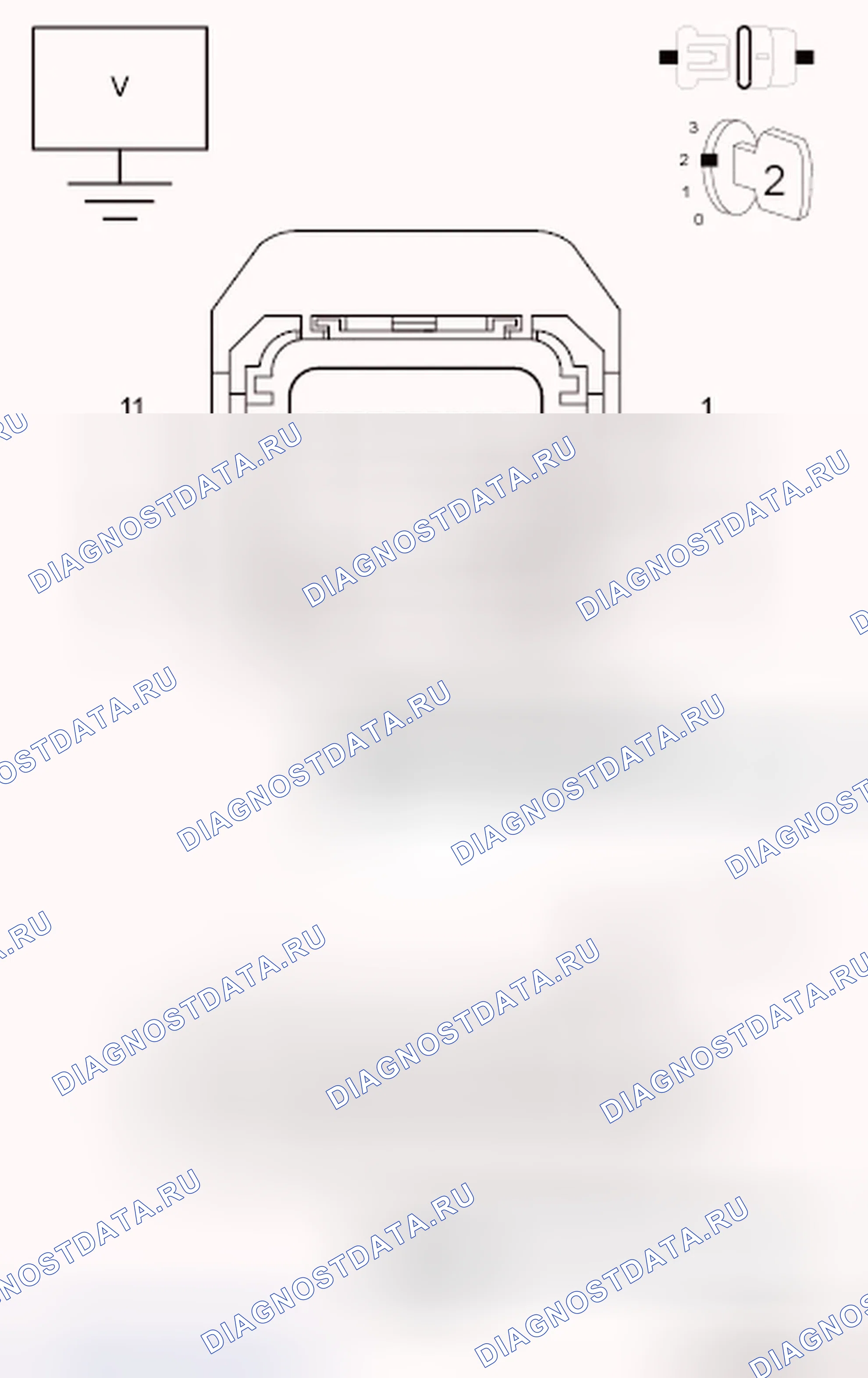 Рис. 23: ДИАГНОСТИЧЕСКИЙ ТЕСТ. Chrysler Town & Country V рестайлинг