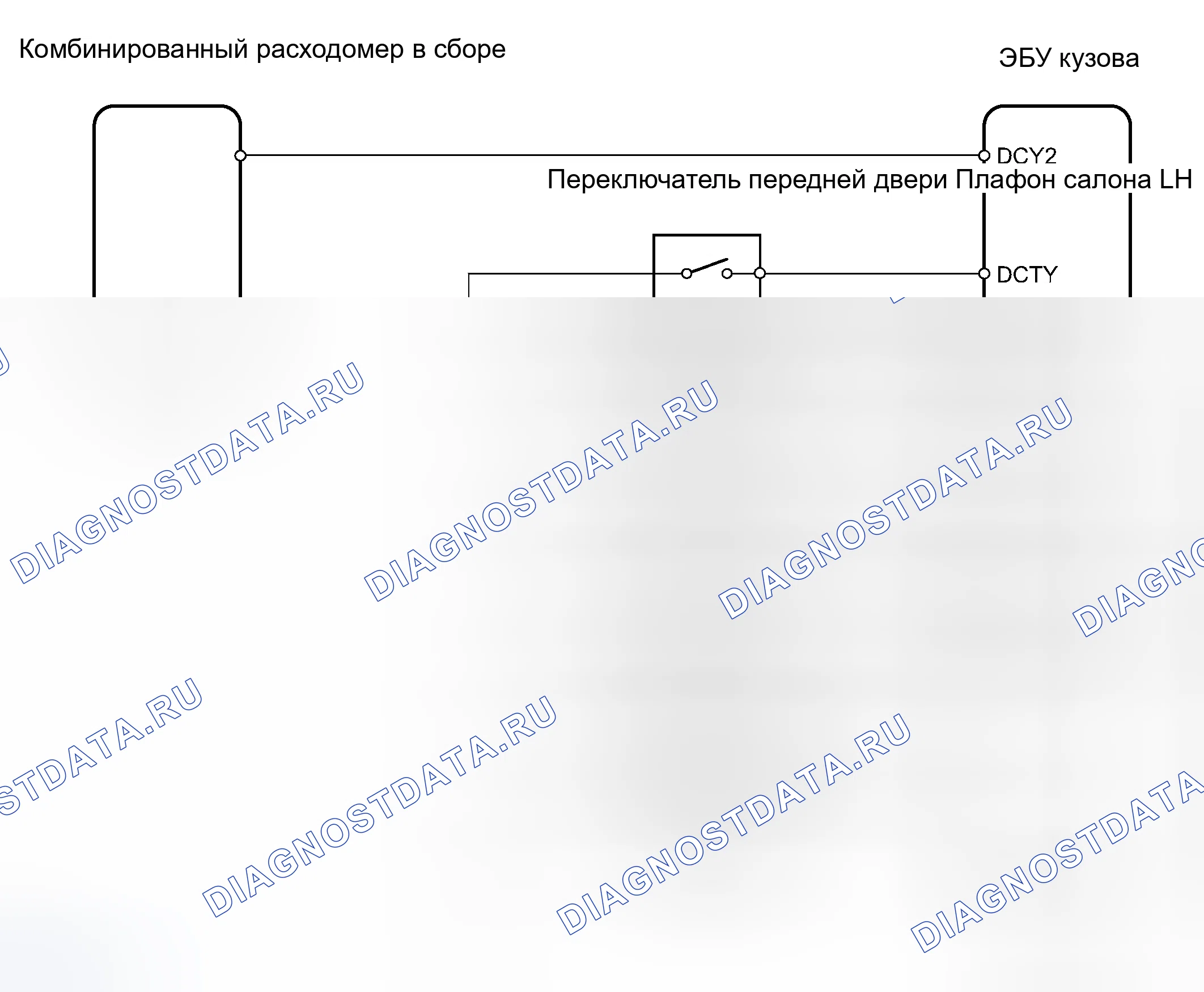 Рис. 3: электросхема. Toyota Land Cruiser 100 рестайлинг 2