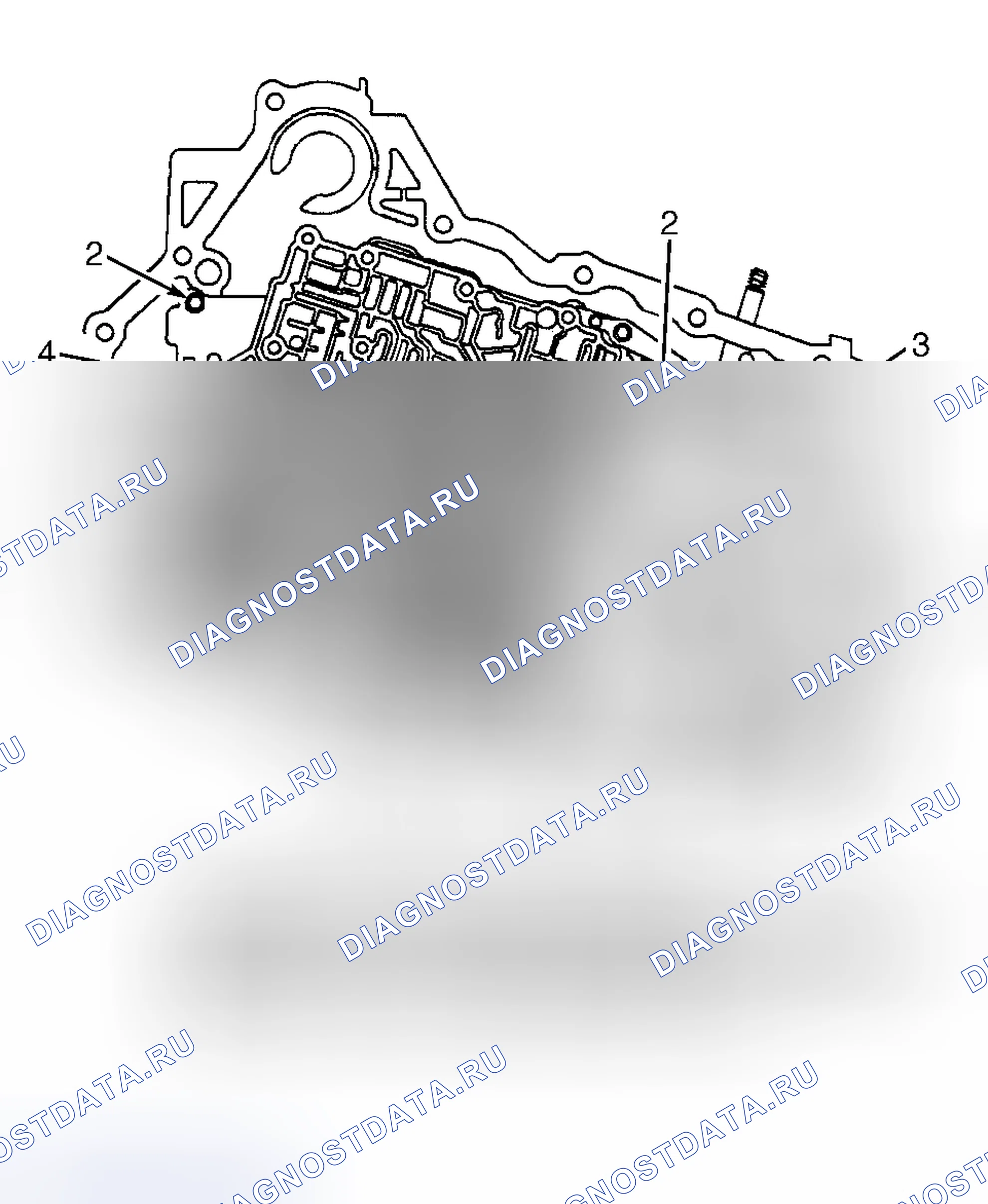 Рис. 58: КРЫШКА КОРПУСА И ПРОКЛАДКИ. Hyundai Tiburon I