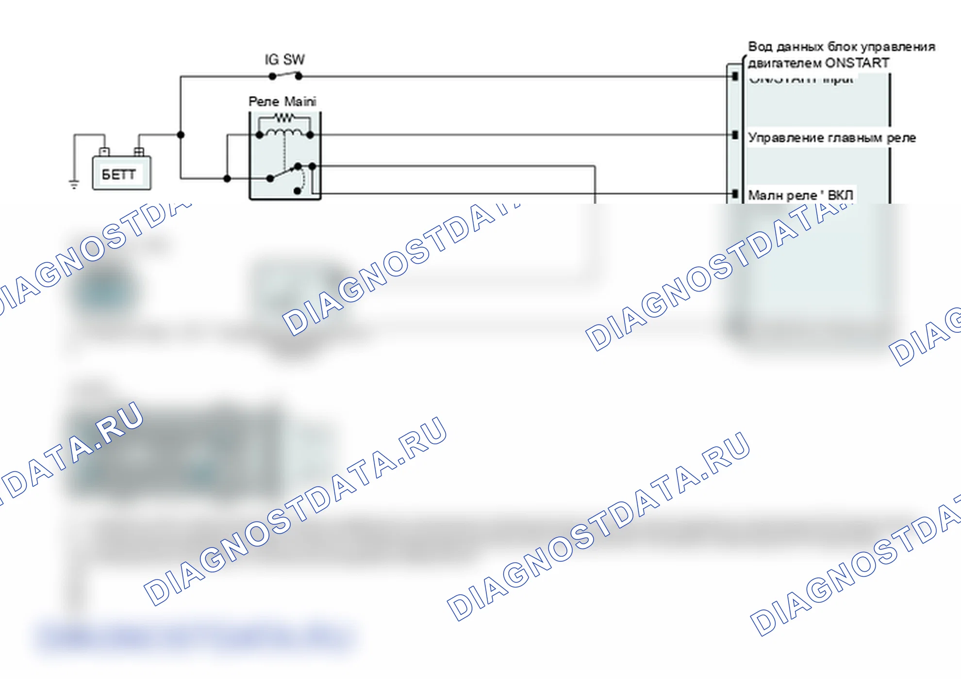 Диагностическая схема — P0273 Цилиндр 5 Цепь инжектора низкий. Hyundai Genesis BH