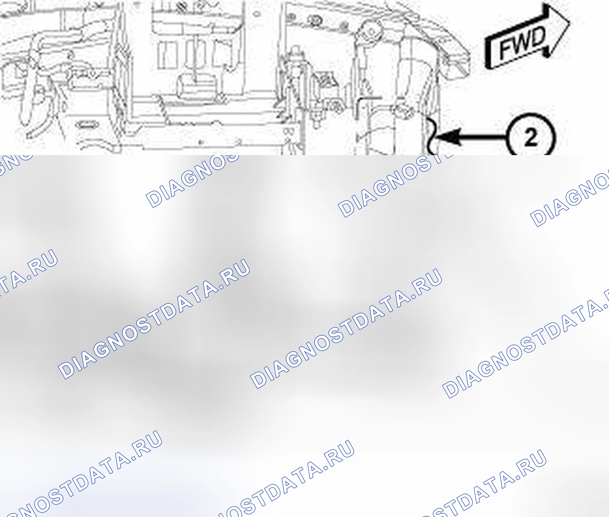 Рис. 11: ДИЗЕЛЬНЫЙ ДВИГАТЕЛЬ. RAM Pickup 2500 