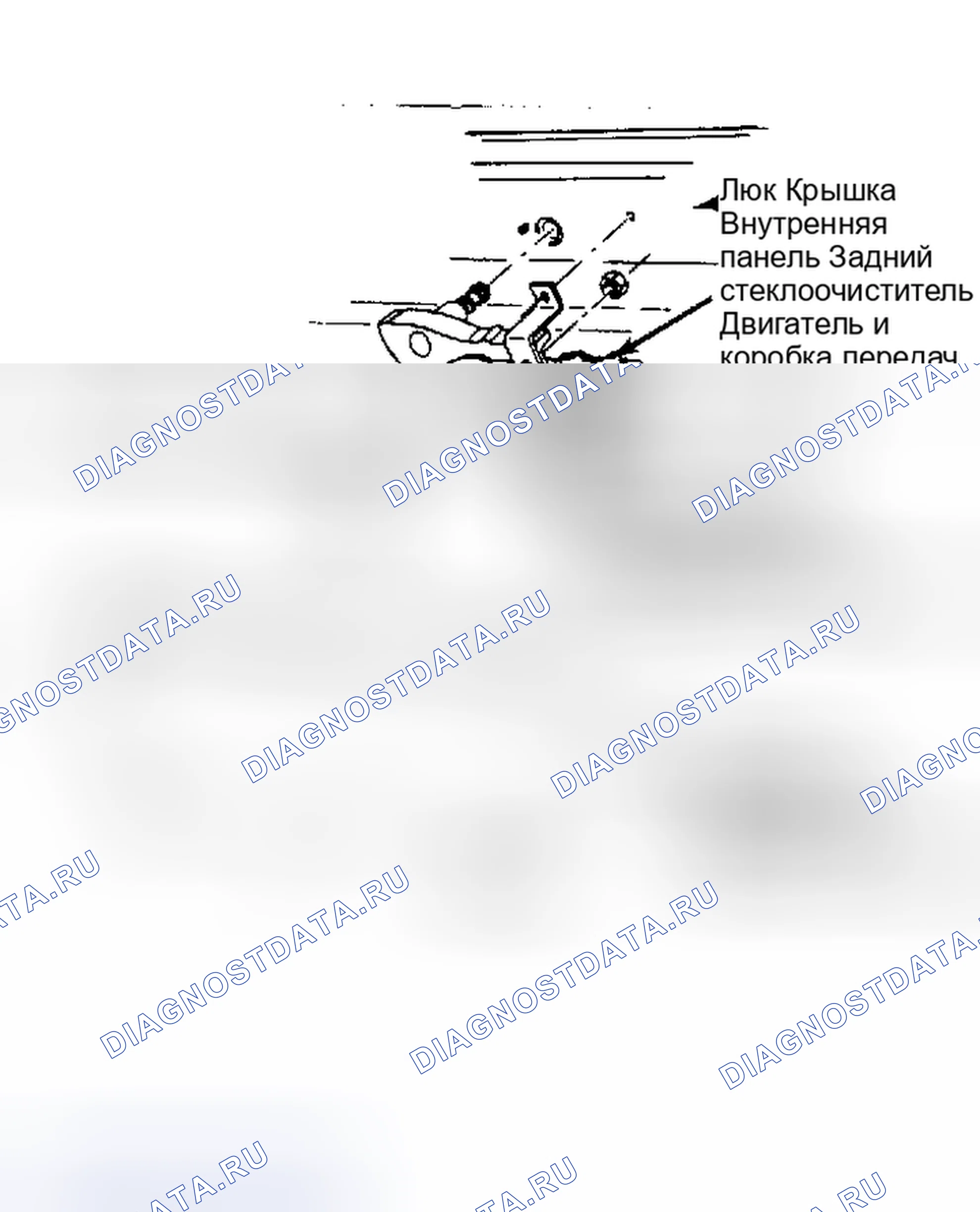 Рис. 4: Демонтаж и монтаж электродвигателя стеклоочистителя дверь багажника. Chevrolet Camaro III рестайлинг