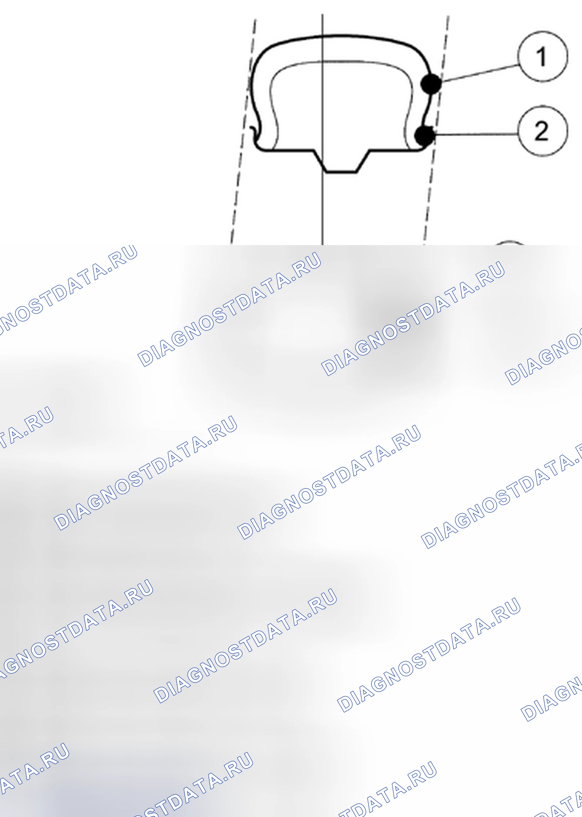 Рис. 16: Боковое биение. Mazda Tribute II
