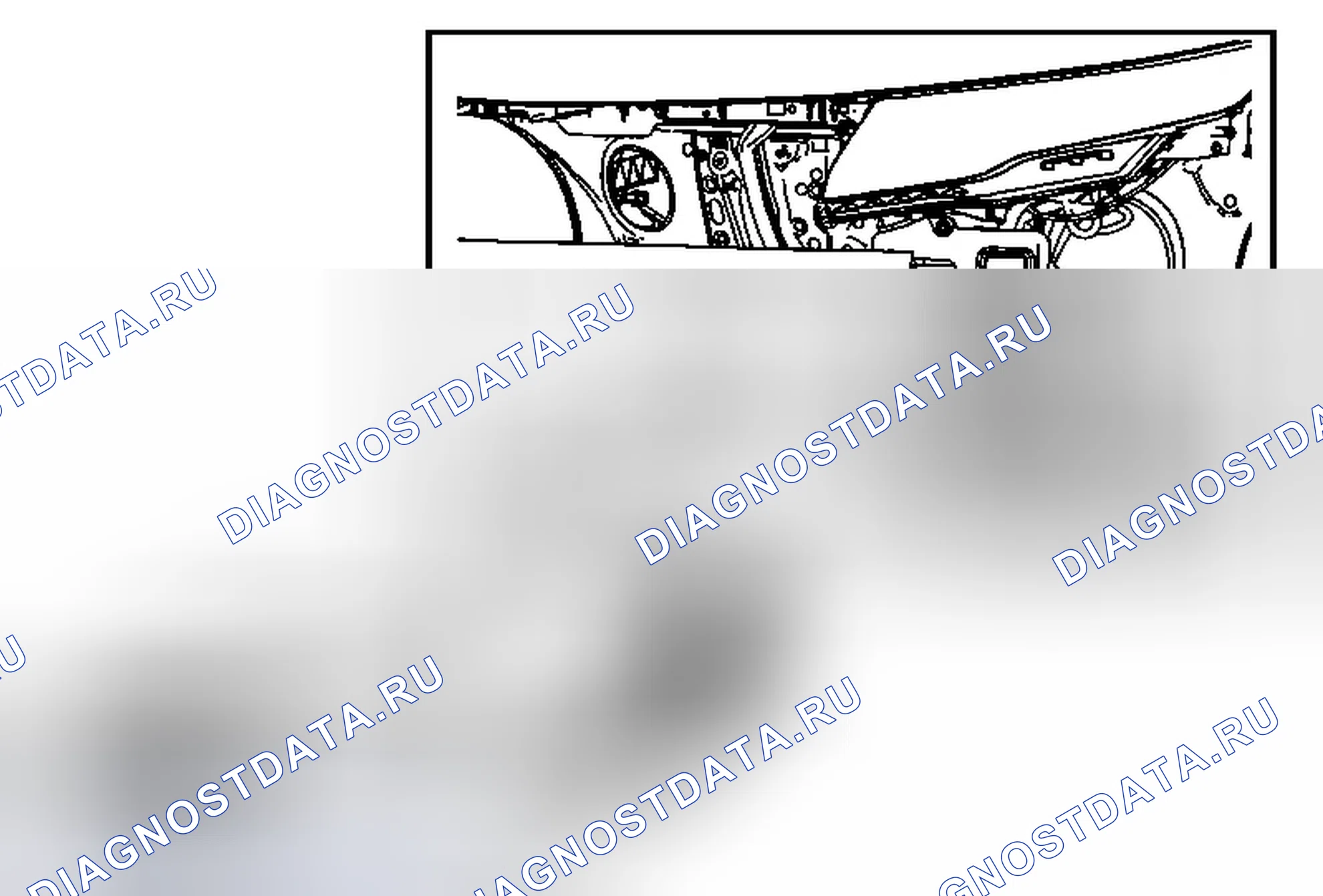 Рис. 8: Замена насоса омывателя ветрового стекла. Chevrolet Volt I