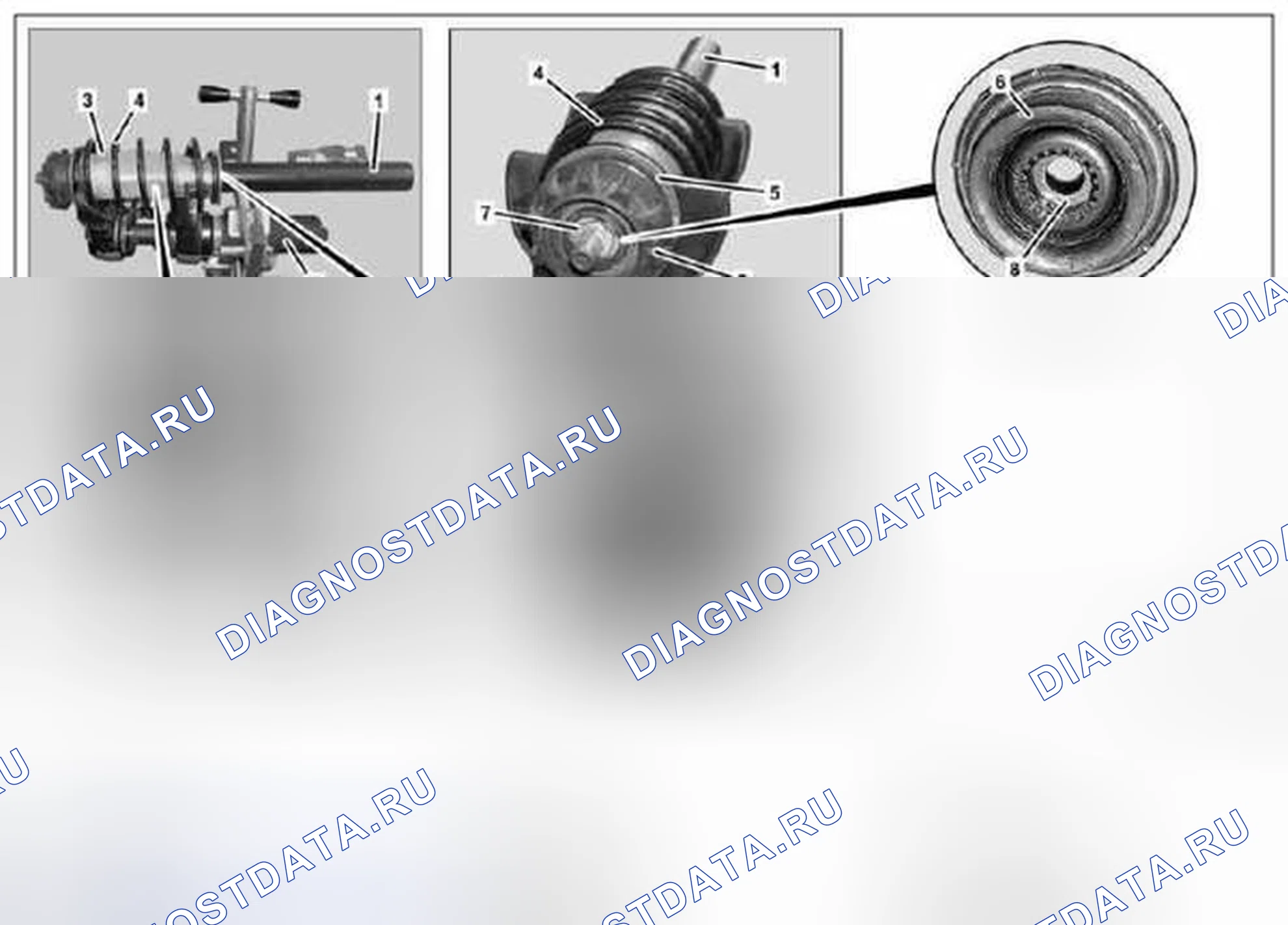 Рис. 10: Снять / установить передний амортизатор - AR32.25-P-0105MCU. Kia Soul I