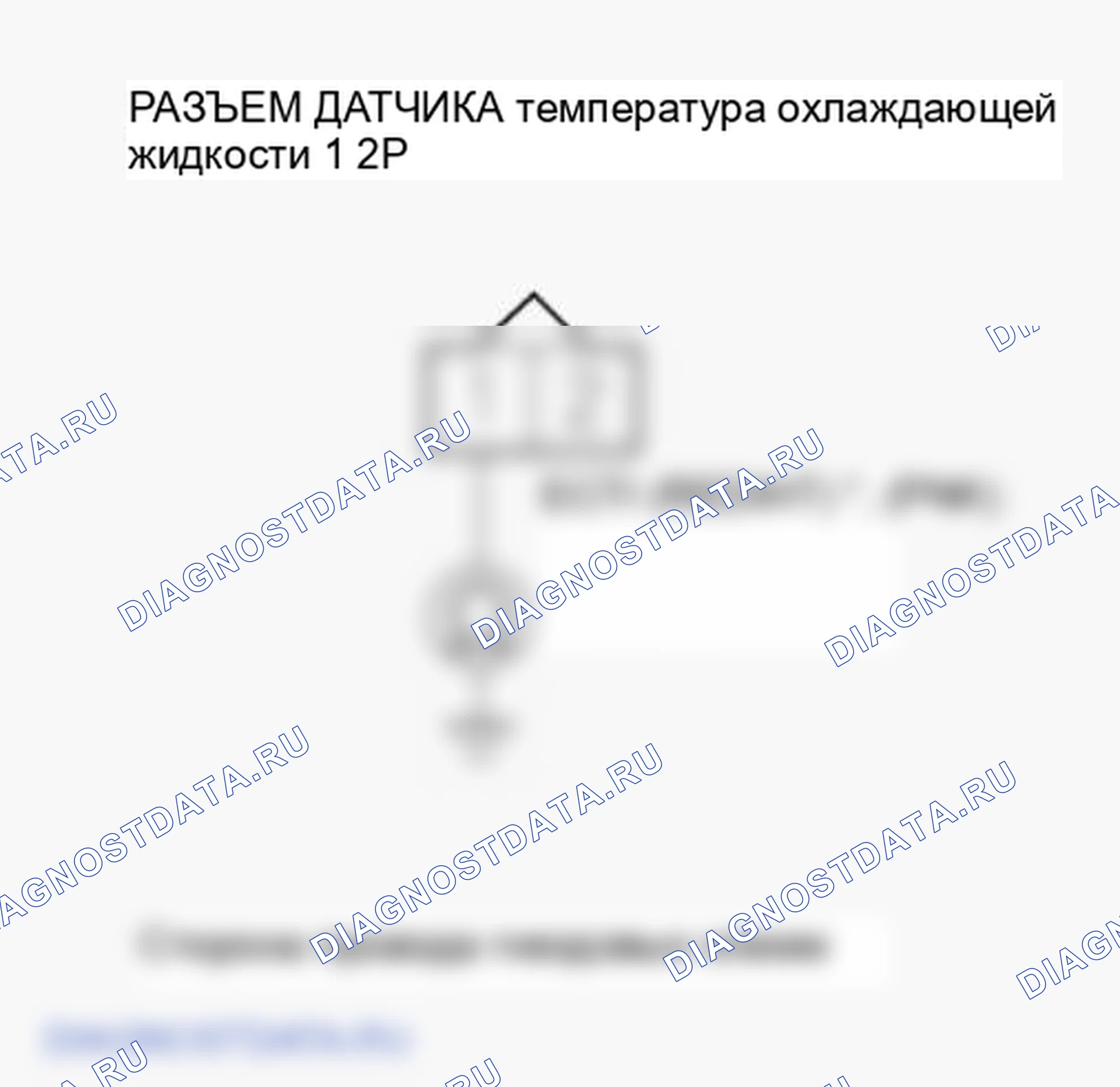 Рис. 83: P0117 расшифровка кода ошибки: низковольтная цепь датчика 1 температура охлаждающей жидкости. Honda Ridgeline I рестайлинг