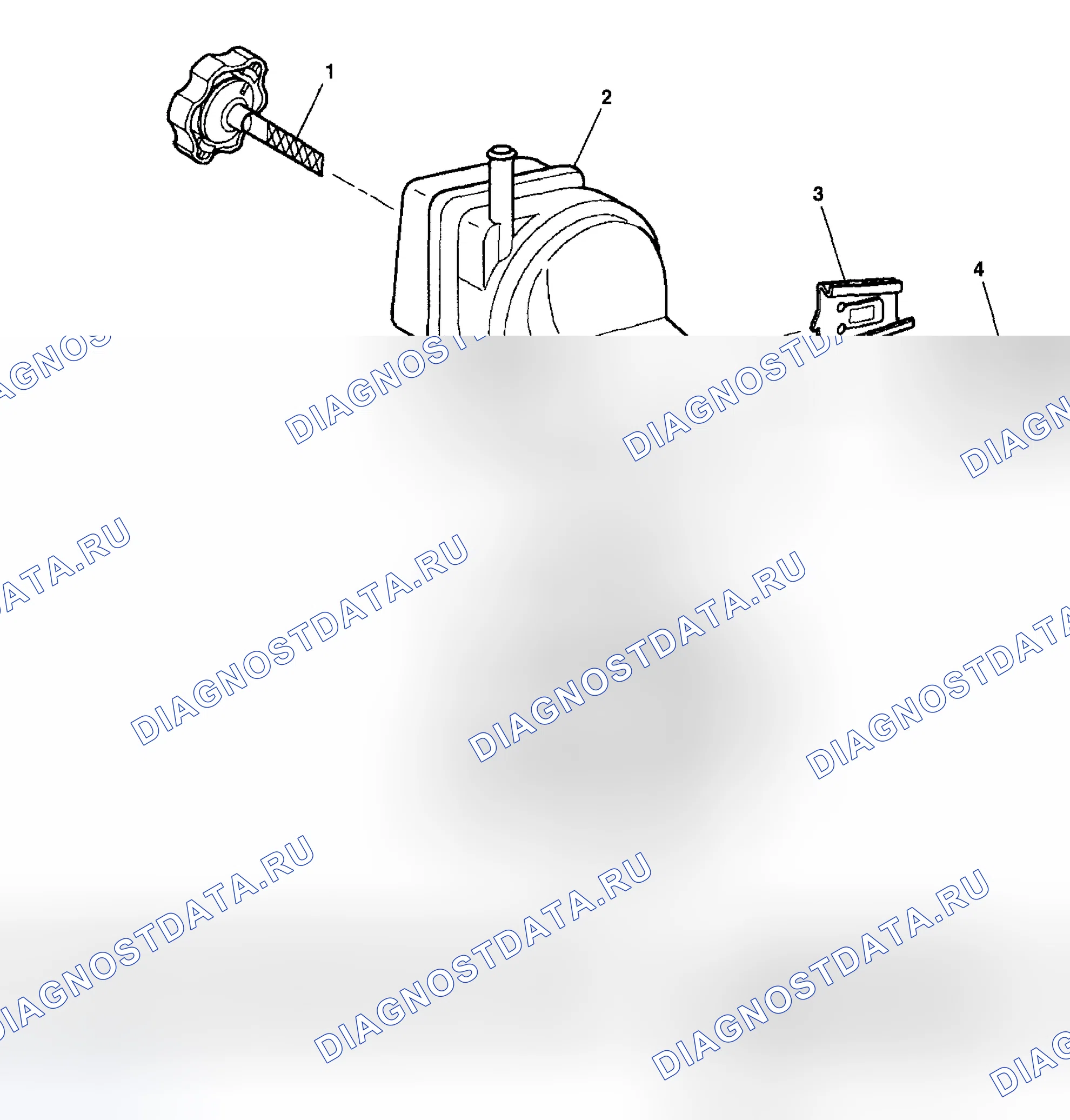 Рис. 3: Насос ГУР в разобранном виде. Hyundai Terracan I