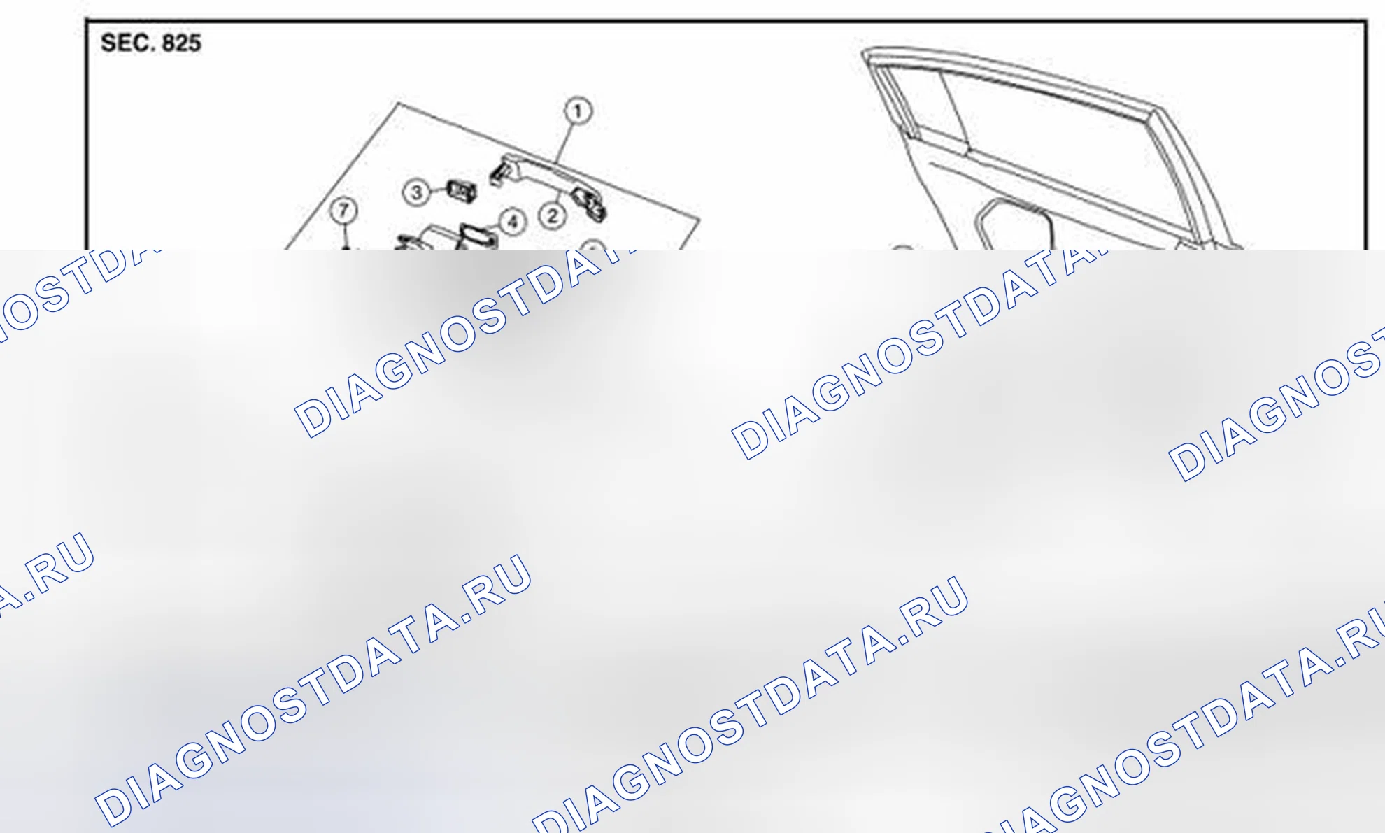 Рис. 125: Расположение компонентов. Nissan Sentra B16 рестайлинг